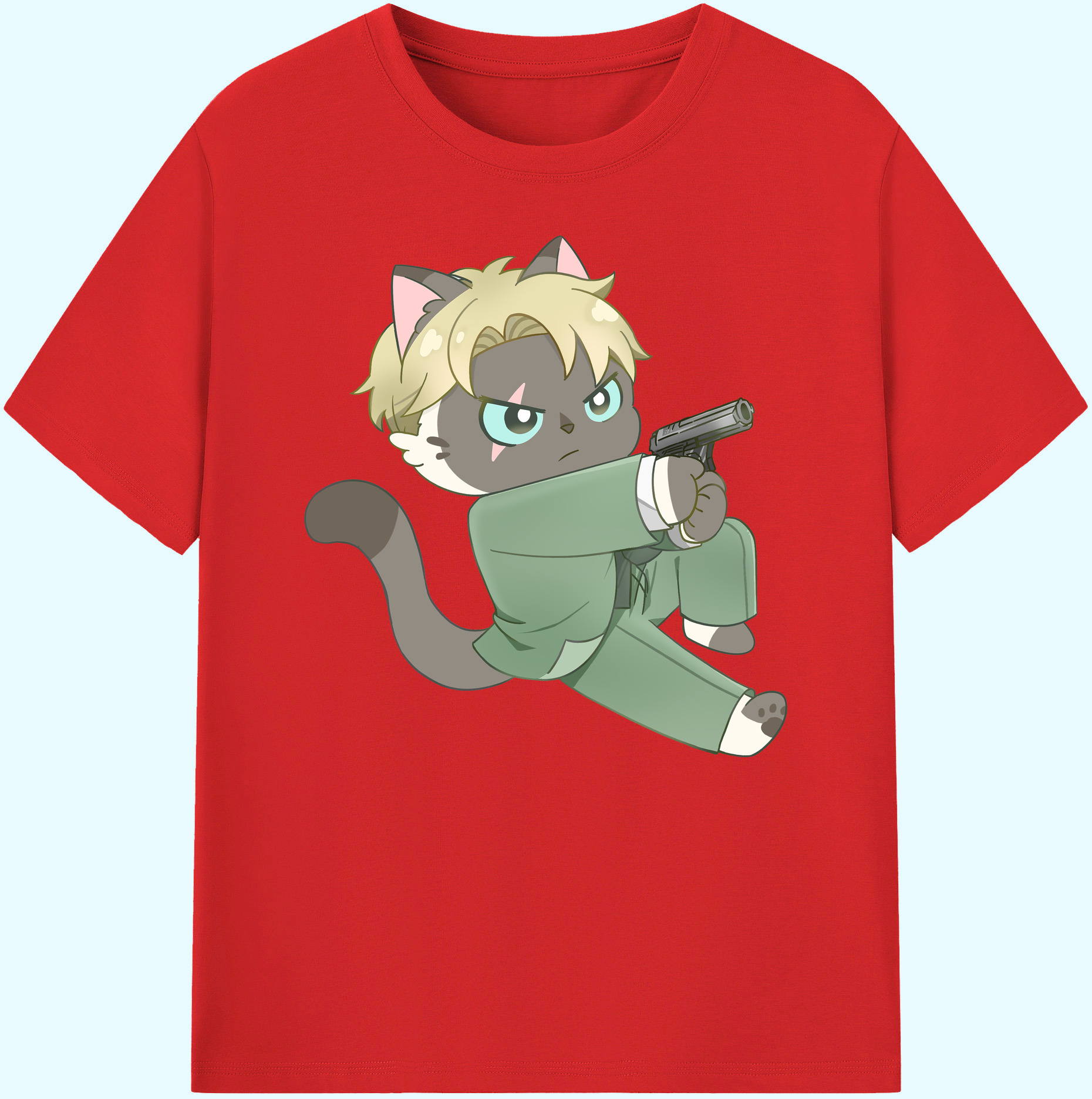 （画像用） SPY×FAMILY间谍家家酒 綿100％ メンズ半袖Tシャツ｜肌触りやわらか＆通気性