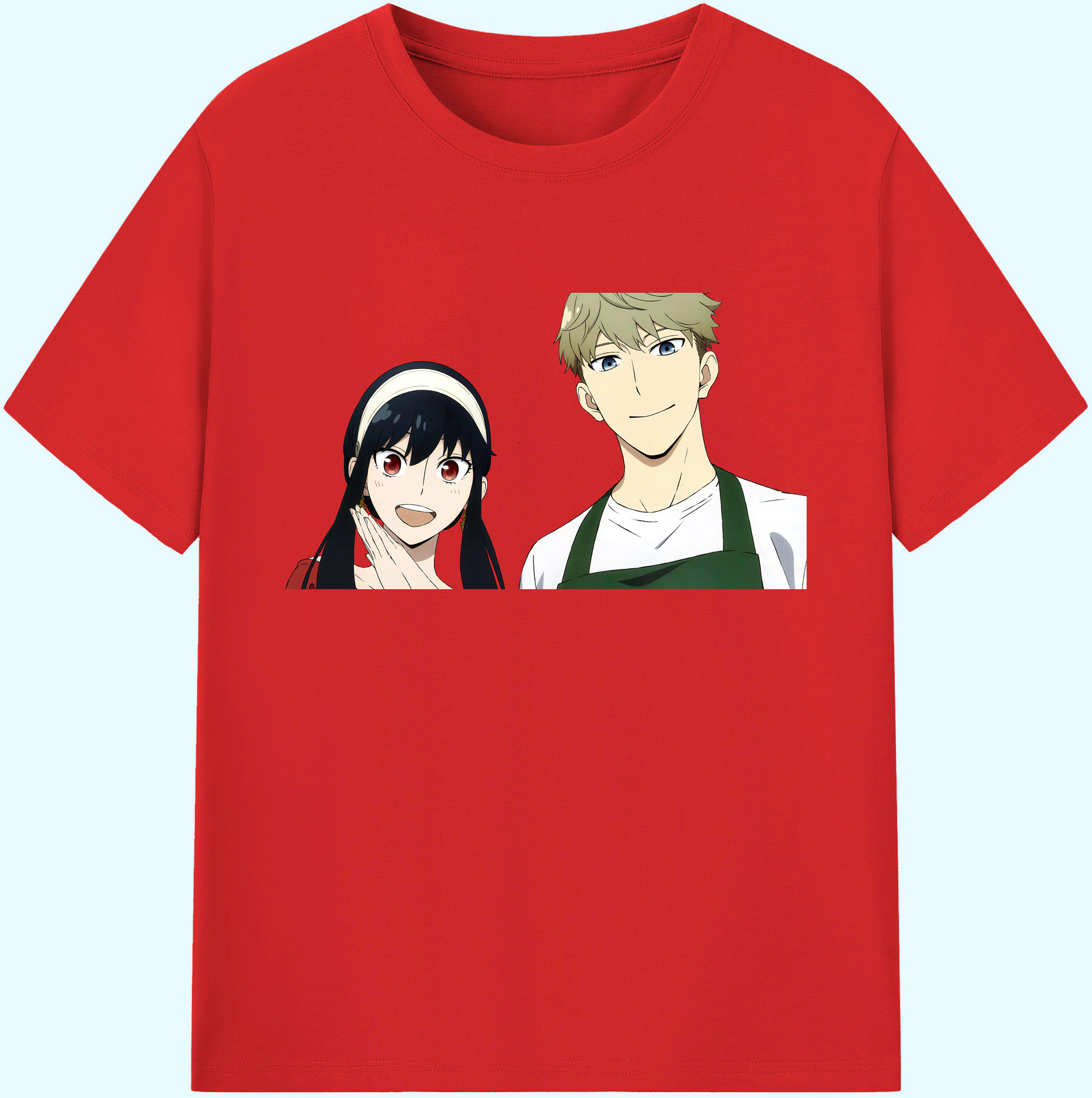 （画像用） SPY×FAMILY间谍家家酒 綿100％ メンズ半袖Tシャツ｜肌触りやわらか＆通気性
