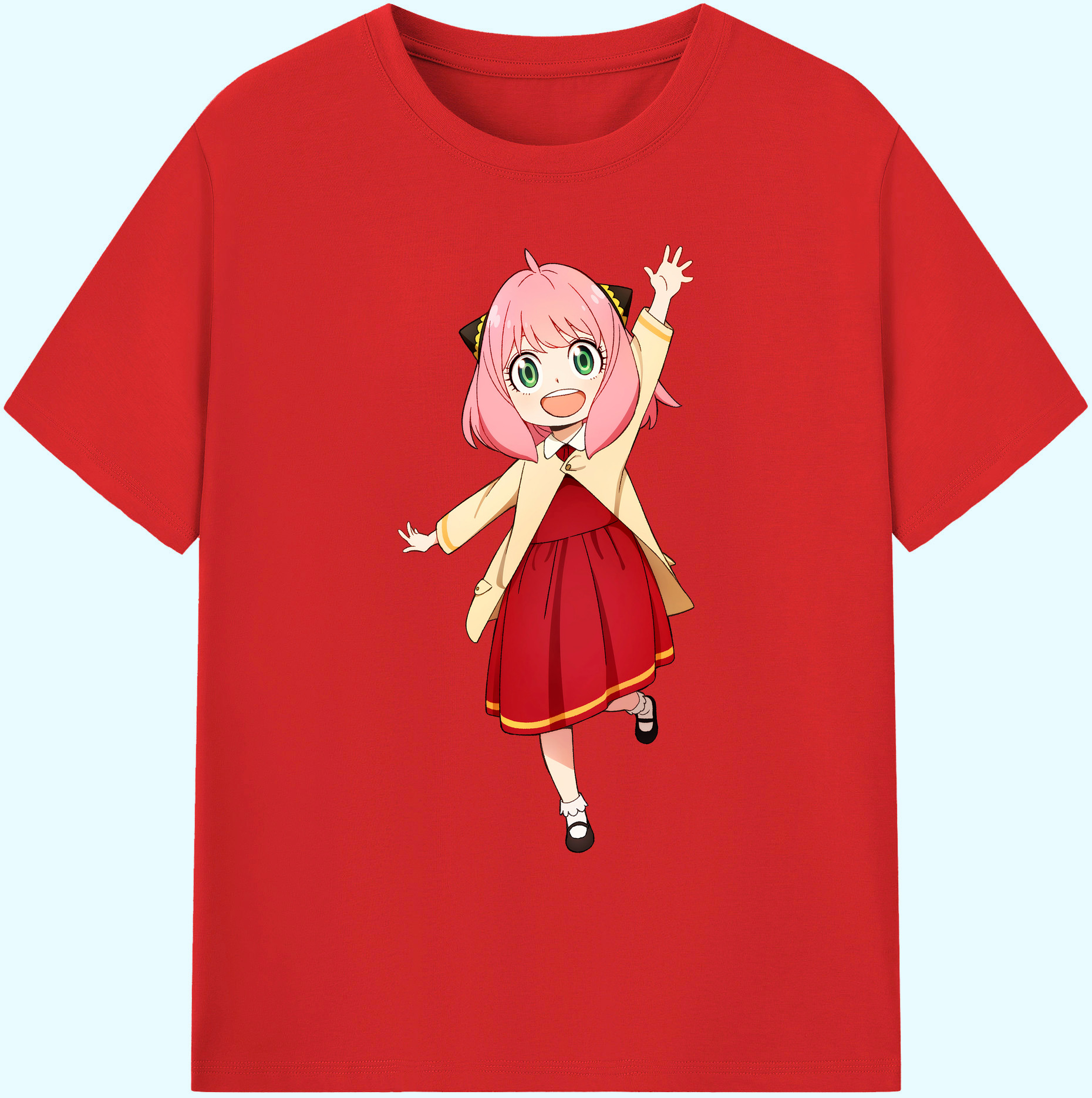 （画像用） SPY×FAMILY间谍家家酒 綿100％ メンズ半袖Tシャツ｜肌触りやわらか＆通気性