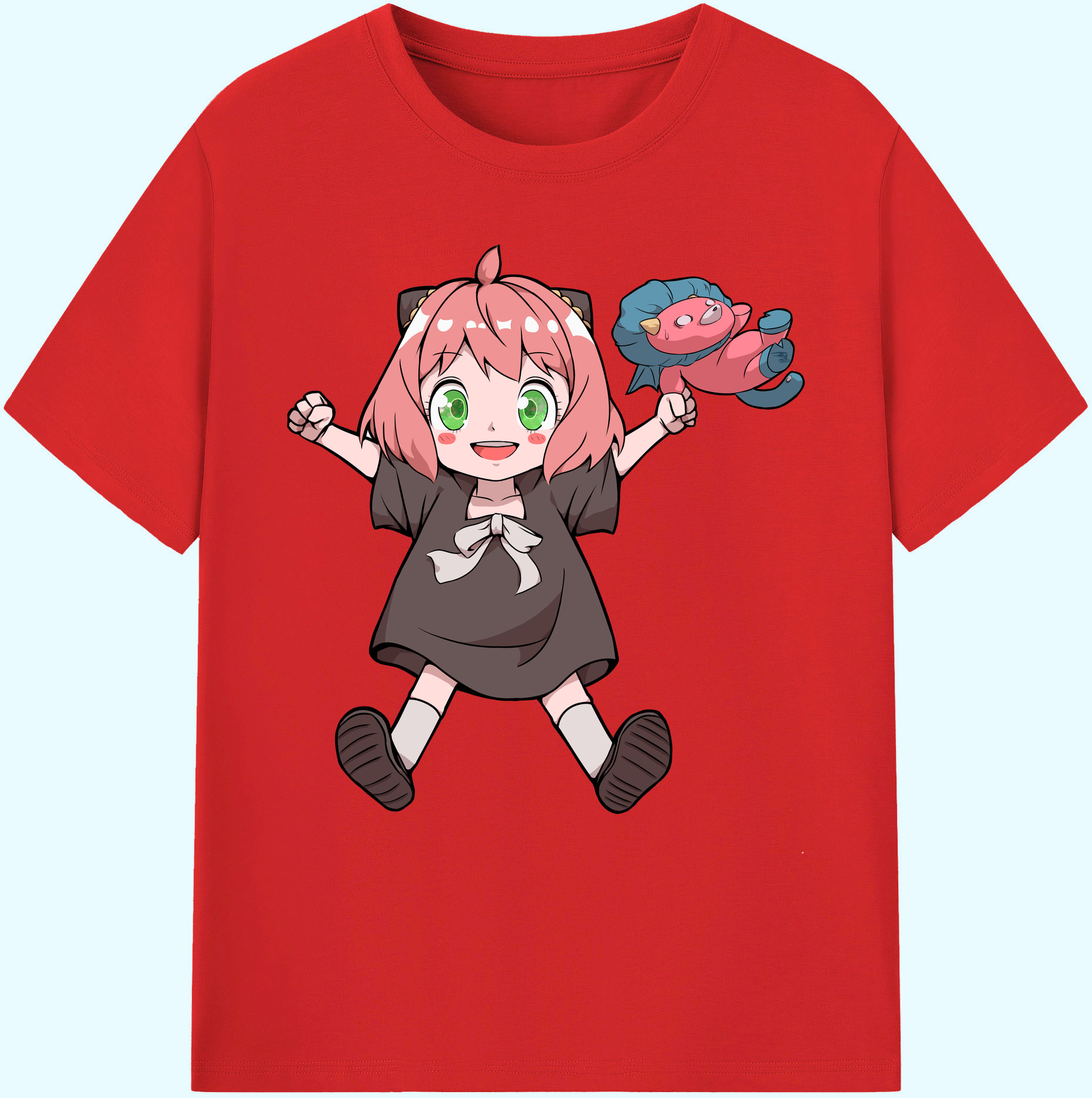 （画像用） SPY×FAMILY间谍家家酒 綿100％ メンズ半袖Tシャツ｜肌触りやわらか＆通気性