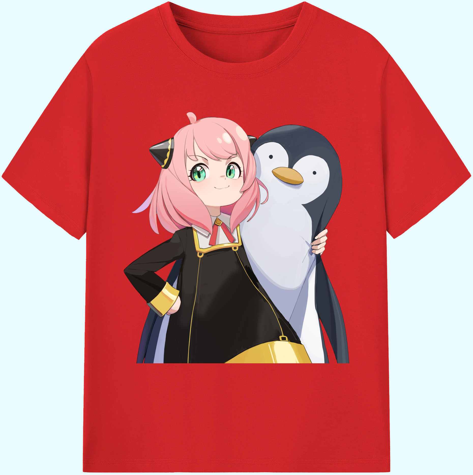 （画像用） SPY×FAMILY间谍家家酒 綿100％ メンズ半袖Tシャツ｜肌触りやわらか＆通気性