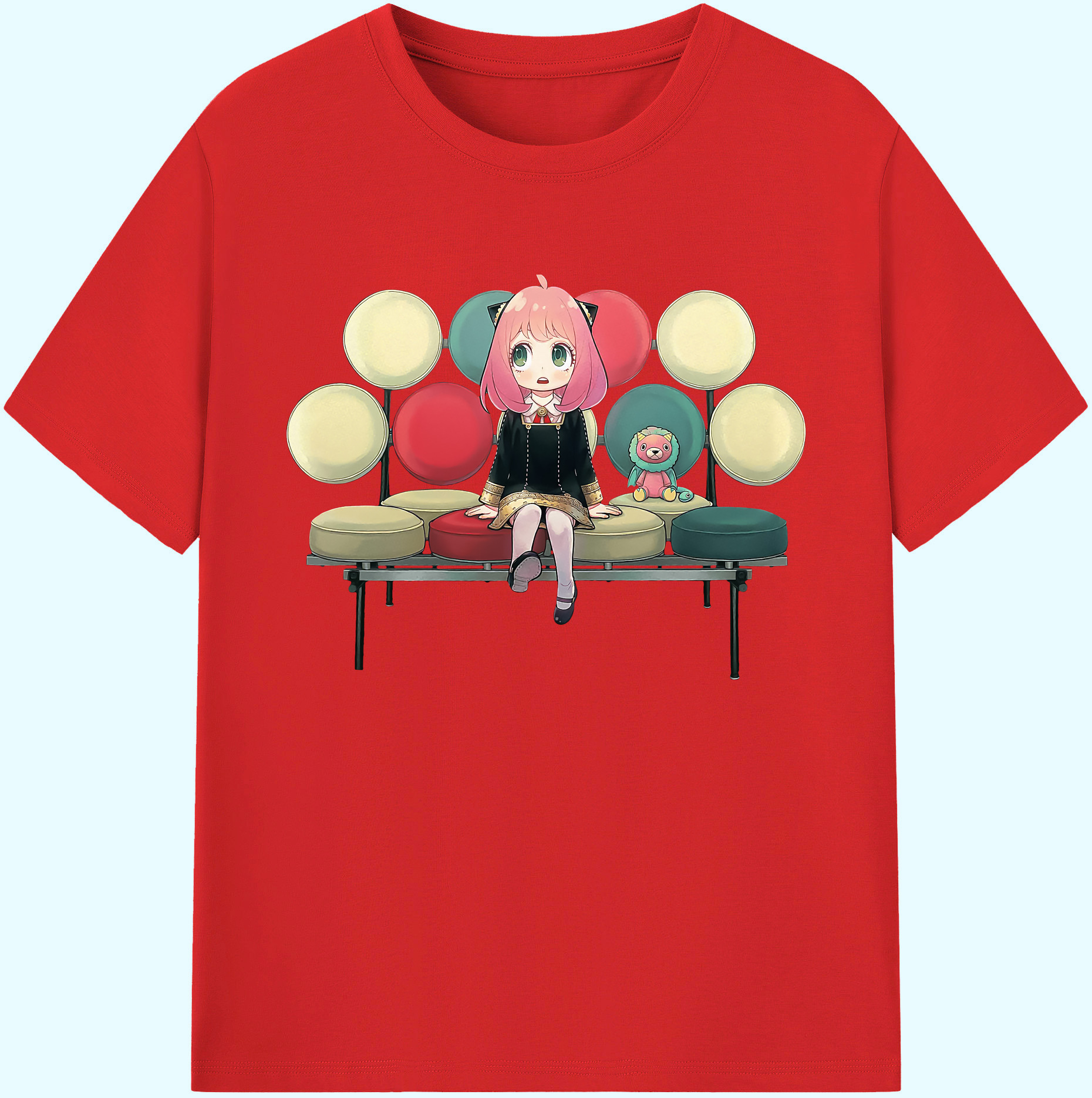 （画像用） SPY×FAMILY间谍家家酒 綿100％ メンズ半袖Tシャツ｜肌触りやわらか＆通気性