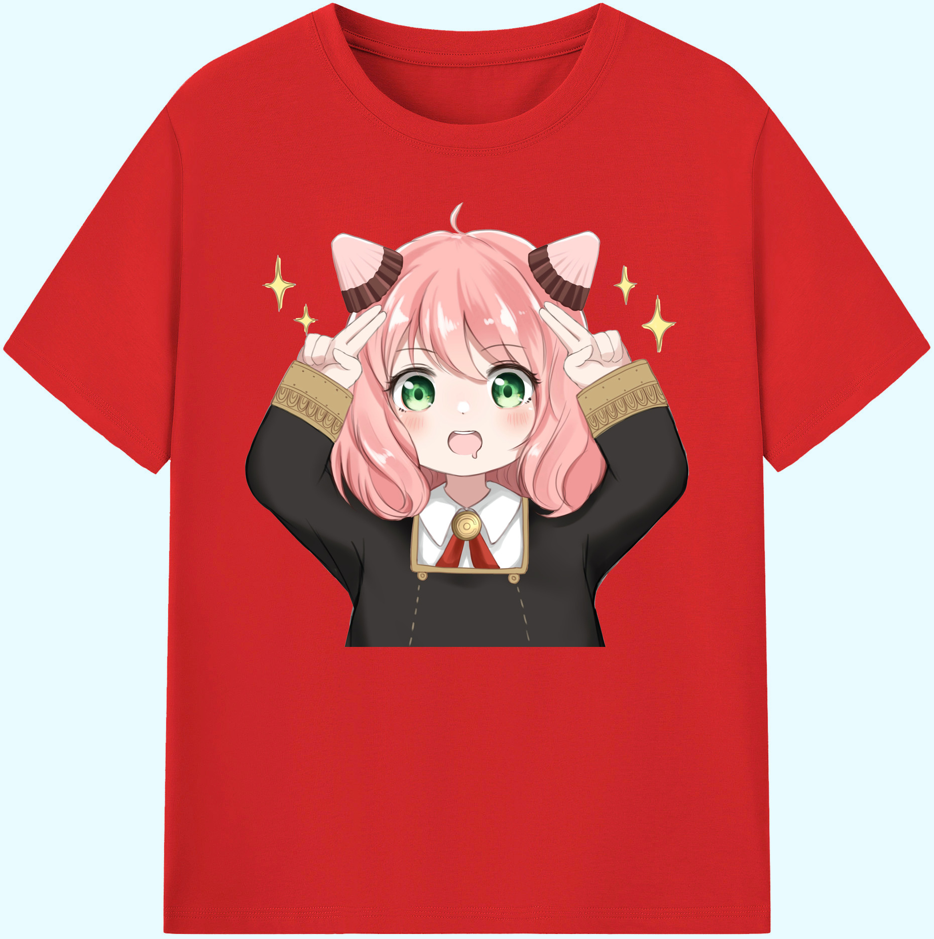 （画像用） SPY×FAMILY间谍家家酒 綿100％ メンズ半袖Tシャツ｜肌触りやわらか＆通気性