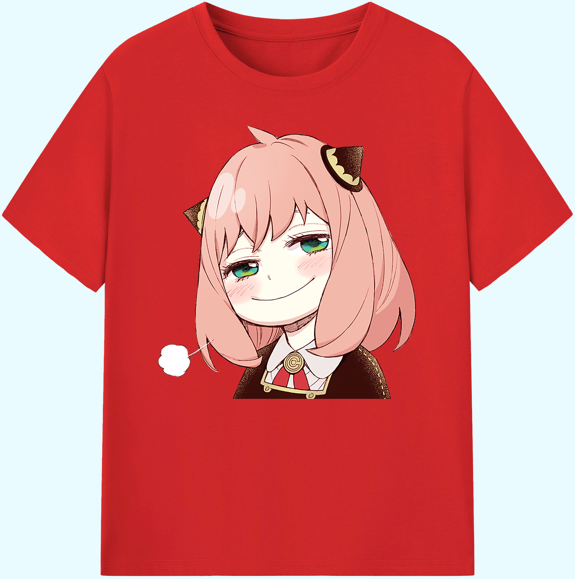 （画像用） SPY×FAMILY间谍家家酒 綿100％ メンズ半袖Tシャツ｜肌触りやわらか＆通気性
