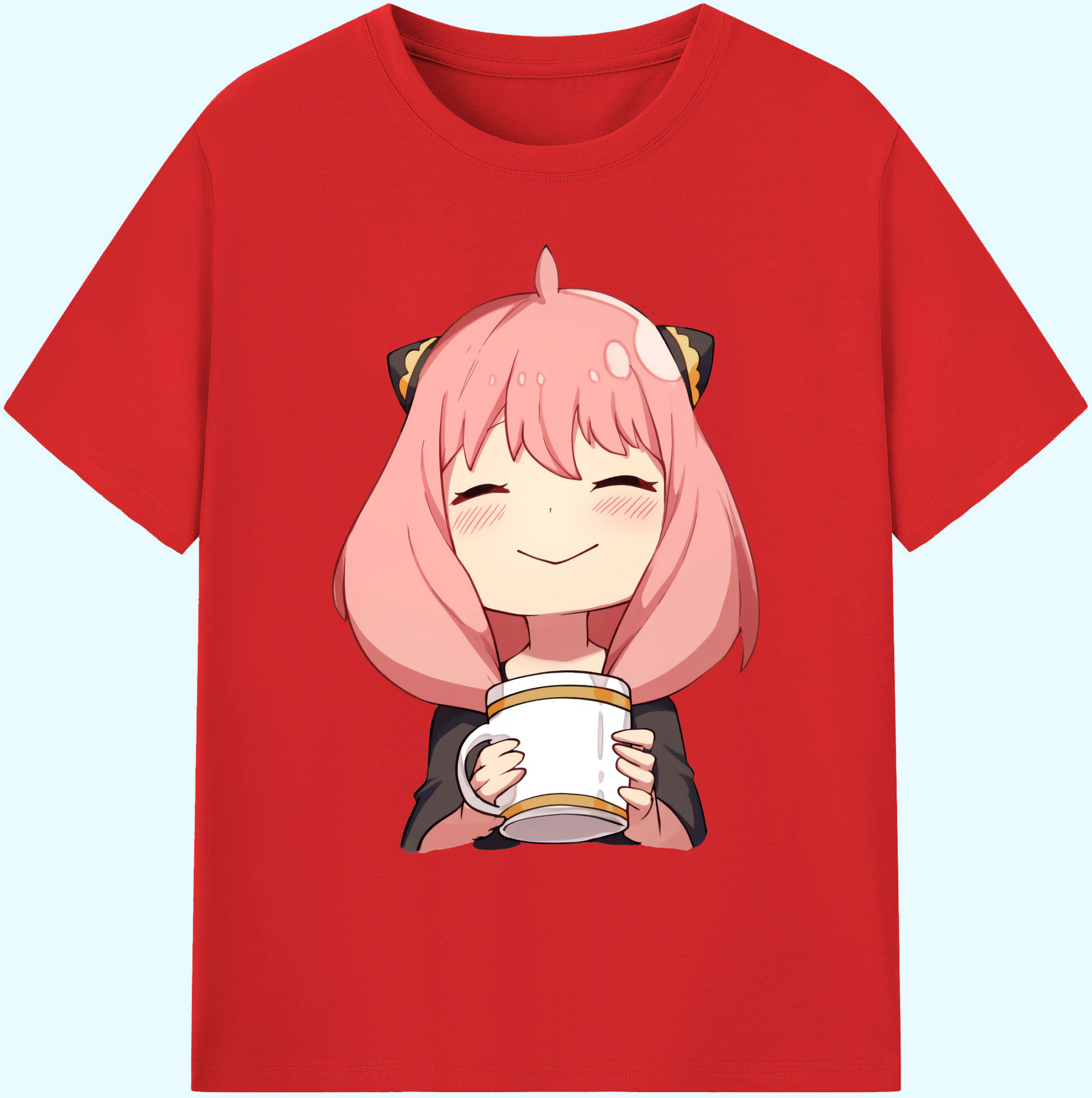 （画像用） SPY×FAMILY间谍家家酒 綿100％ メンズ半袖Tシャツ｜肌触りやわらか＆通気性