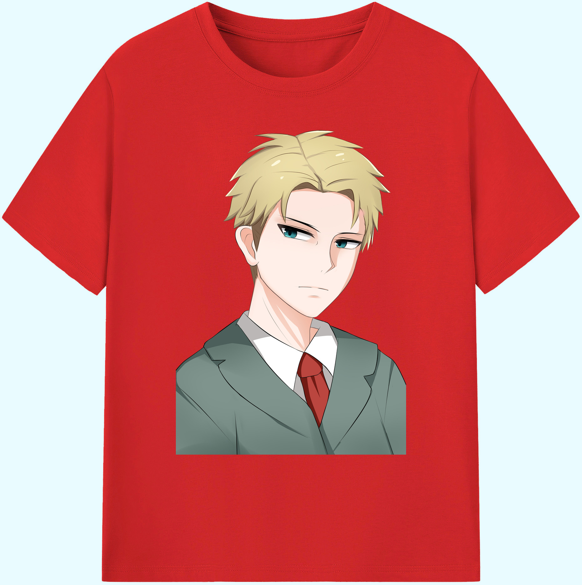 （画像用） SPY×FAMILY间谍家家酒 綿100％ メンズ半袖Tシャツ｜肌触りやわらか＆通気性