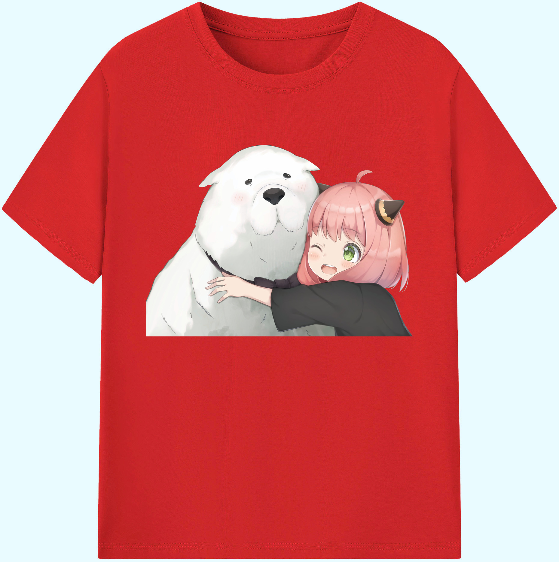 （画像用） SPY×FAMILY间谍家家酒 綿100％ メンズ半袖Tシャツ｜肌触りやわらか＆通気性