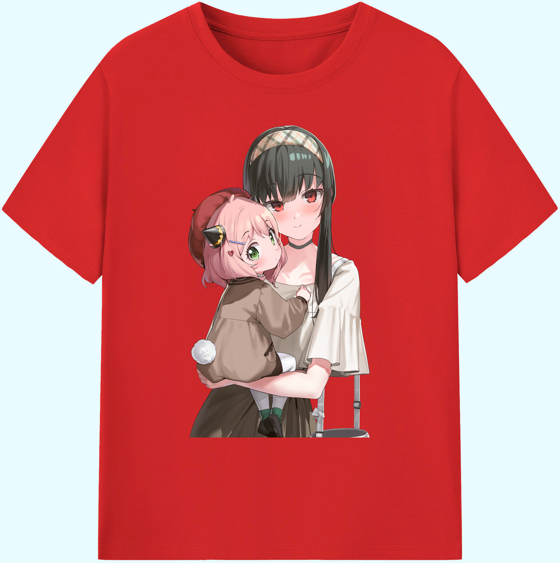 （画像用） SPY×FAMILY间谍家家酒 綿100％ メンズ半袖Tシャツ｜肌触りやわらか＆通気性
