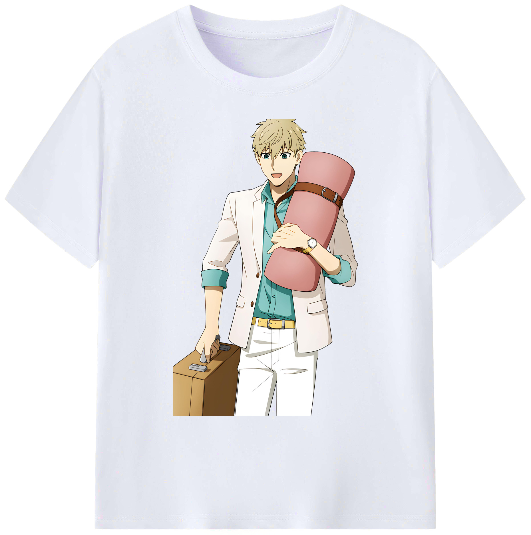 （画像用） SPY×FAMILY间谍家家酒 綿100％ メンズ半袖Tシャツ｜肌触りやわらか＆通気性