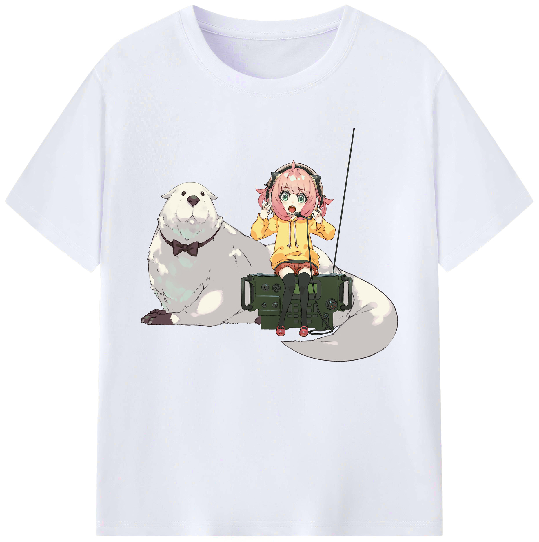 （画像用） SPY×FAMILY间谍家家酒 綿100％ メンズ半袖Tシャツ｜肌触りやわらか＆通気性