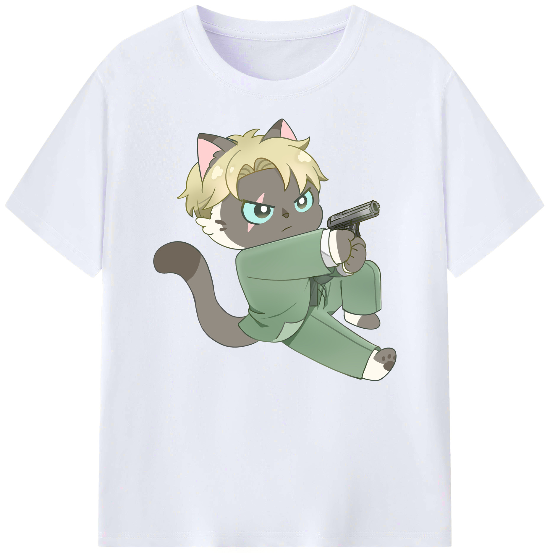 （画像用） SPY×FAMILY间谍家家酒 綿100％ メンズ半袖Tシャツ｜肌触りやわらか＆通気性