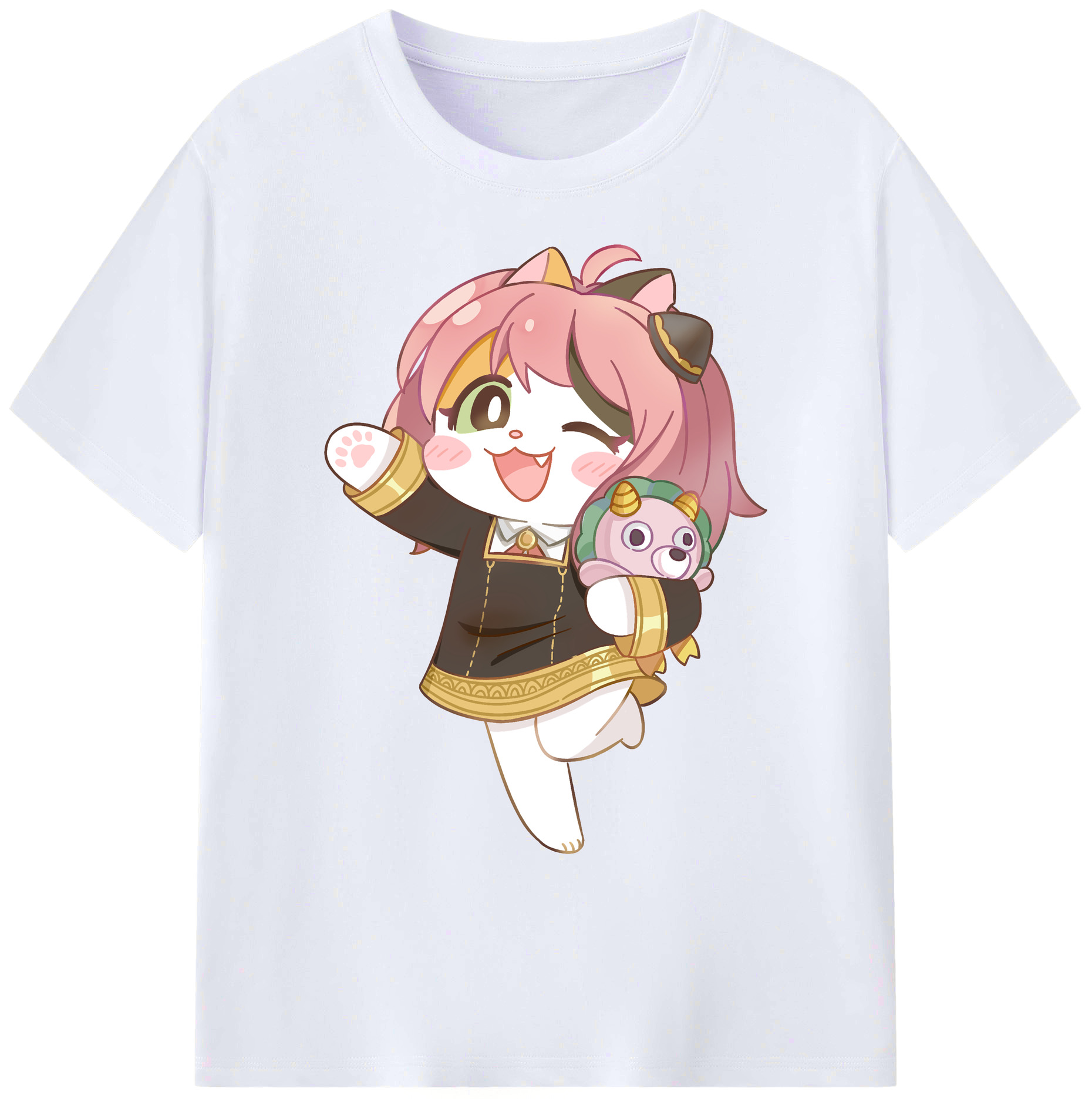 （画像用） SPY×FAMILY间谍家家酒 綿100％ メンズ半袖Tシャツ｜肌触りやわらか＆通気性