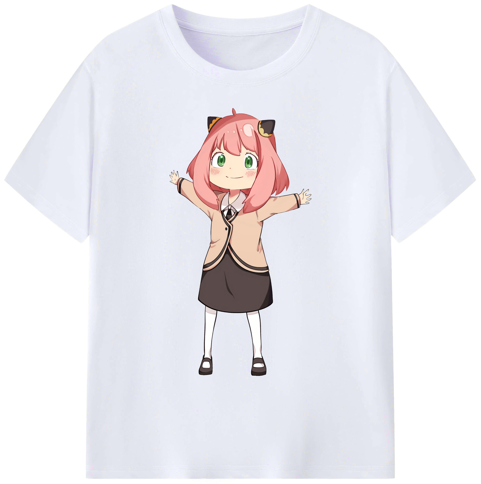 （画像用） SPY×FAMILY间谍家家酒 綿100％ メンズ半袖Tシャツ｜肌触りやわらか＆通気性