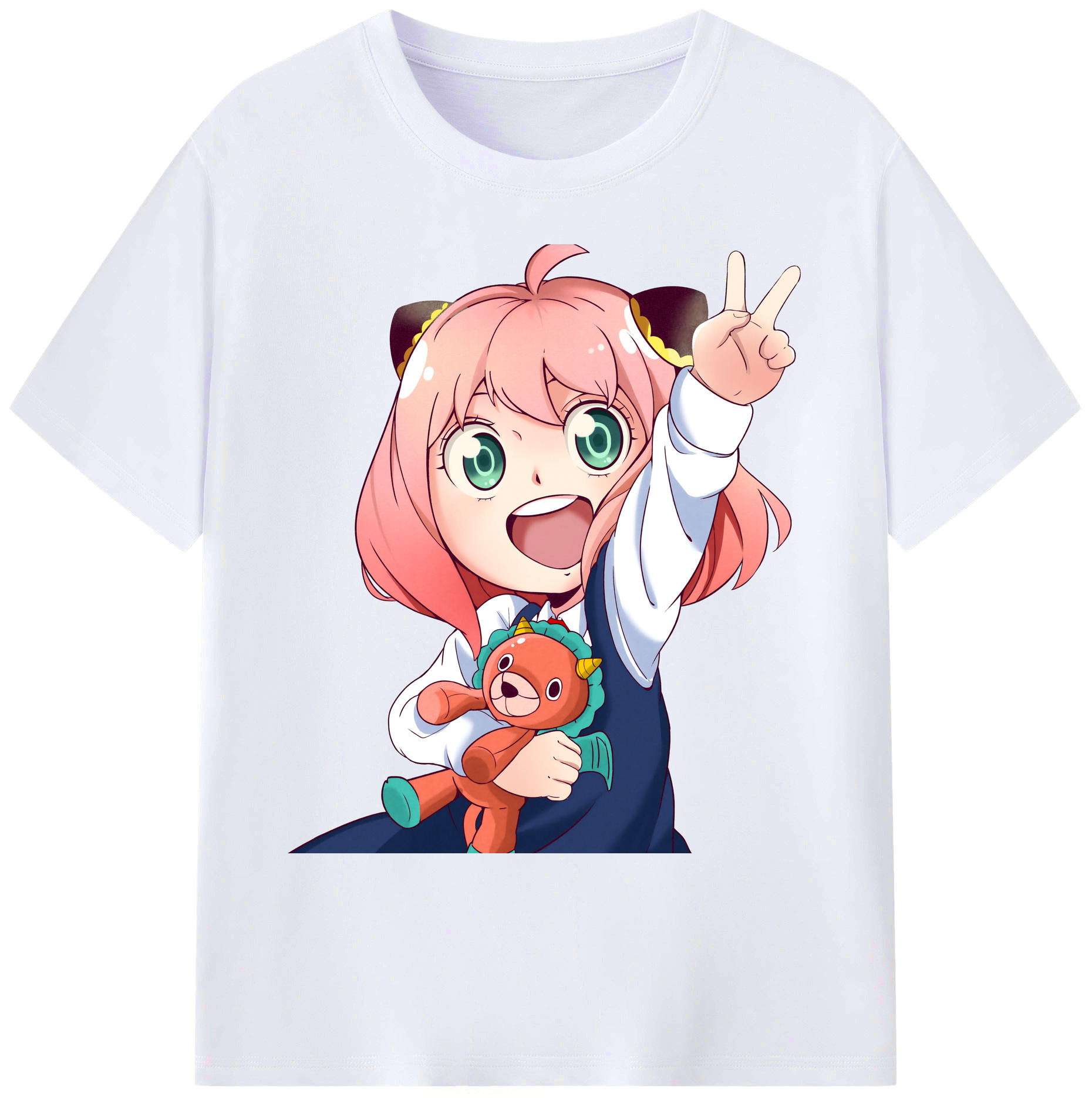 （画像用） SPY×FAMILY间谍家家酒 綿100％ メンズ半袖Tシャツ｜肌触りやわらか＆通気性