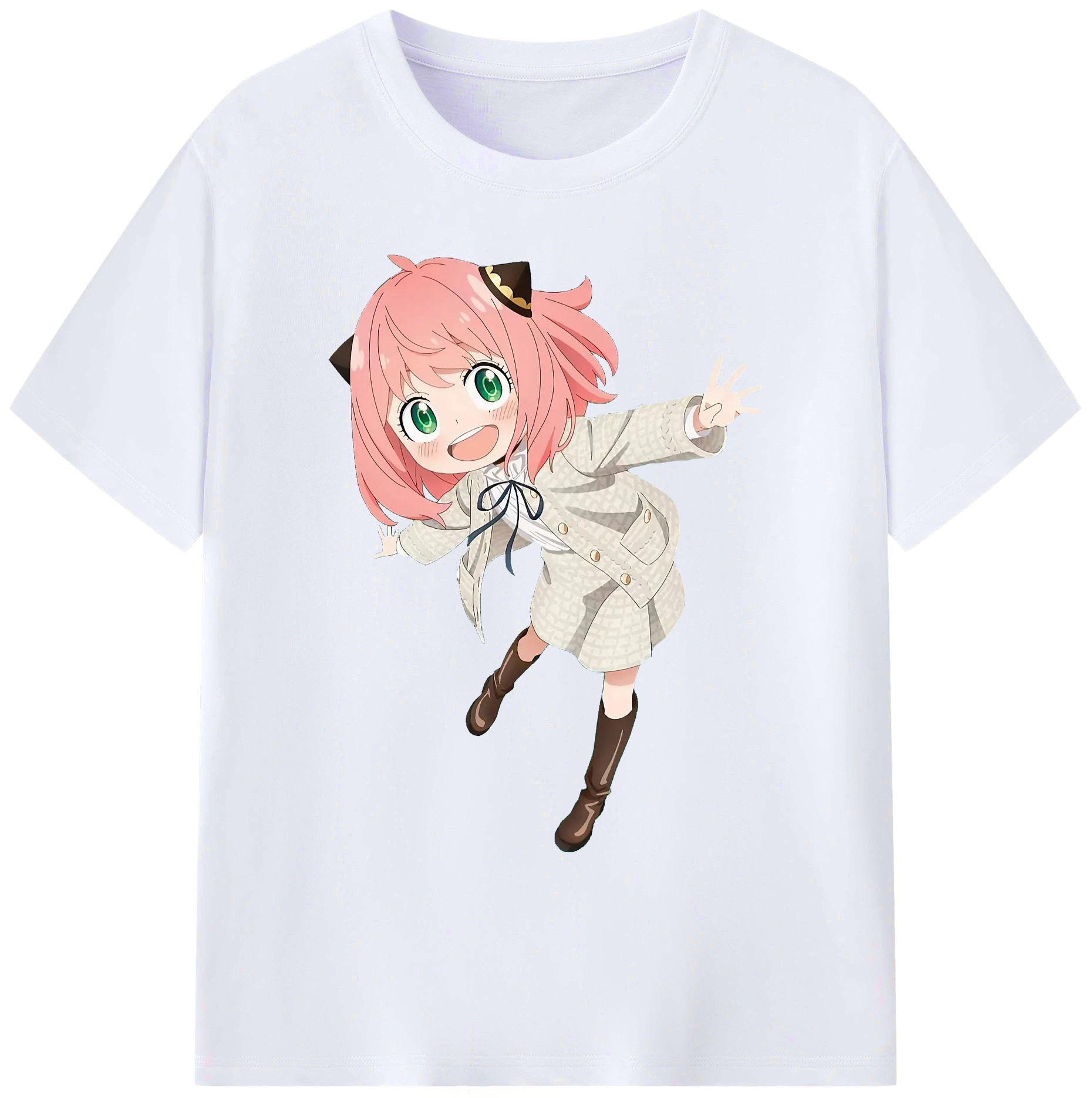 （画像用） SPY×FAMILY间谍家家酒 綿100％ メンズ半袖Tシャツ｜肌触りやわらか＆通気性