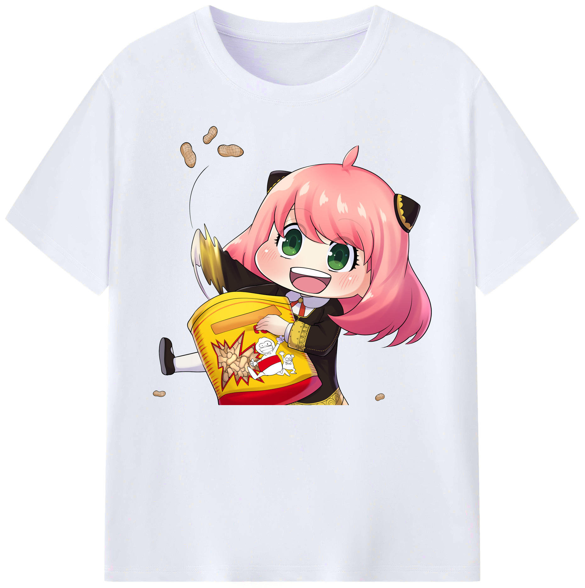（画像用） SPY×FAMILY间谍家家酒 綿100％ メンズ半袖Tシャツ｜肌触りやわらか＆通気性