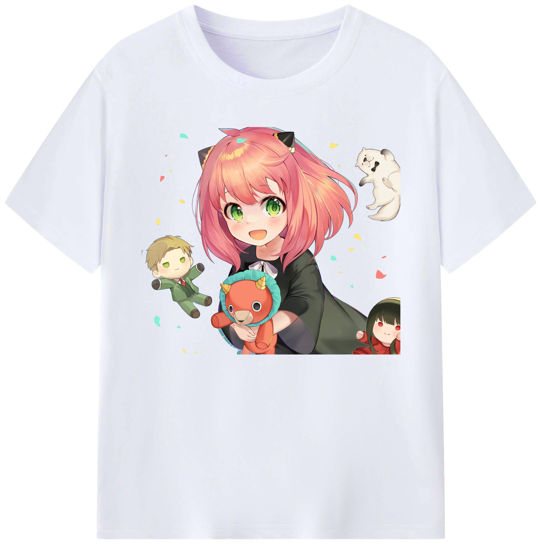 （画像用） SPY×FAMILY间谍家家酒 綿100％ メンズ半袖Tシャツ｜肌触りやわらか＆通気性