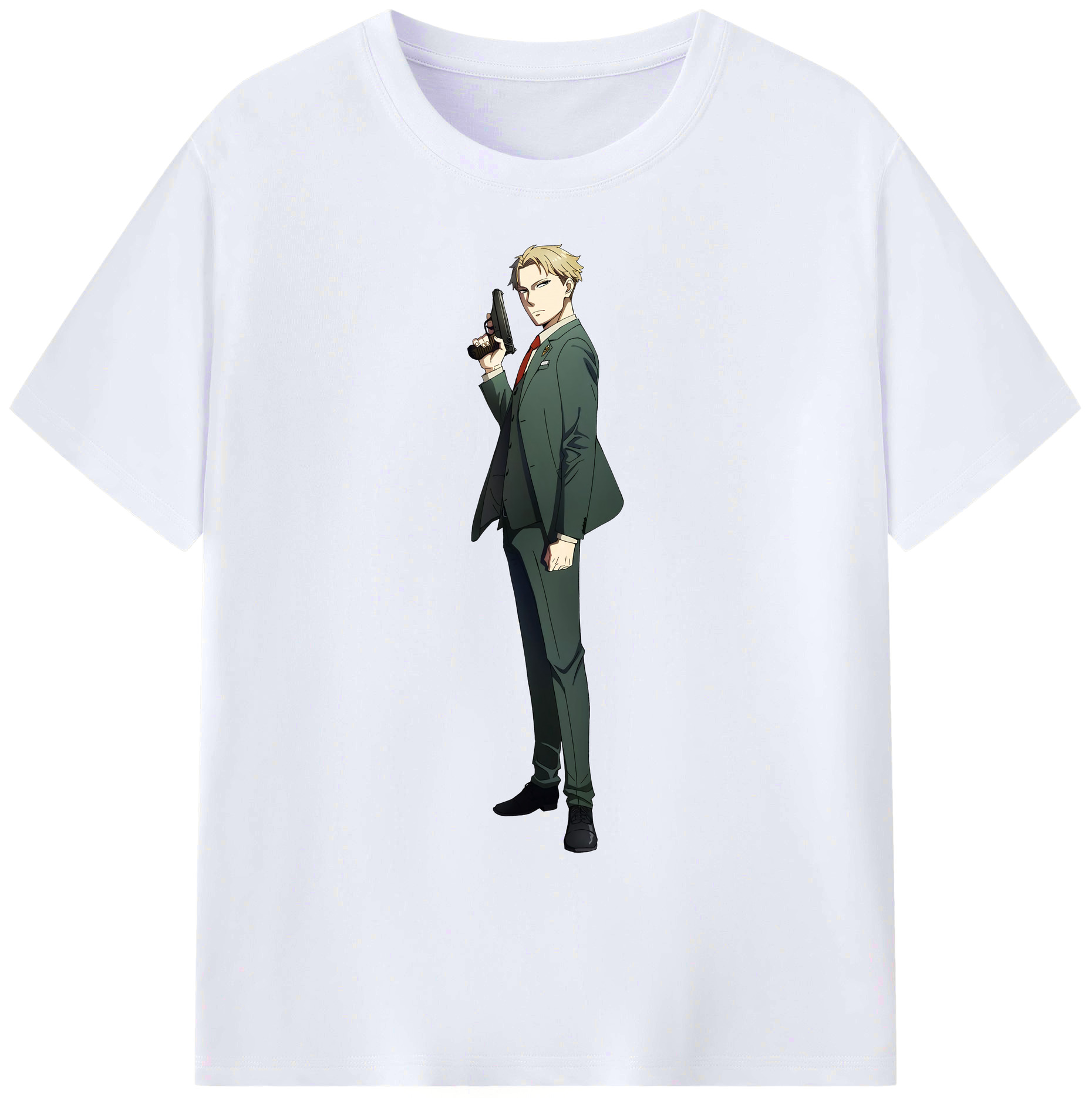 （画像用） SPY×FAMILY间谍家家酒 綿100％ メンズ半袖Tシャツ｜肌触りやわらか＆通気性