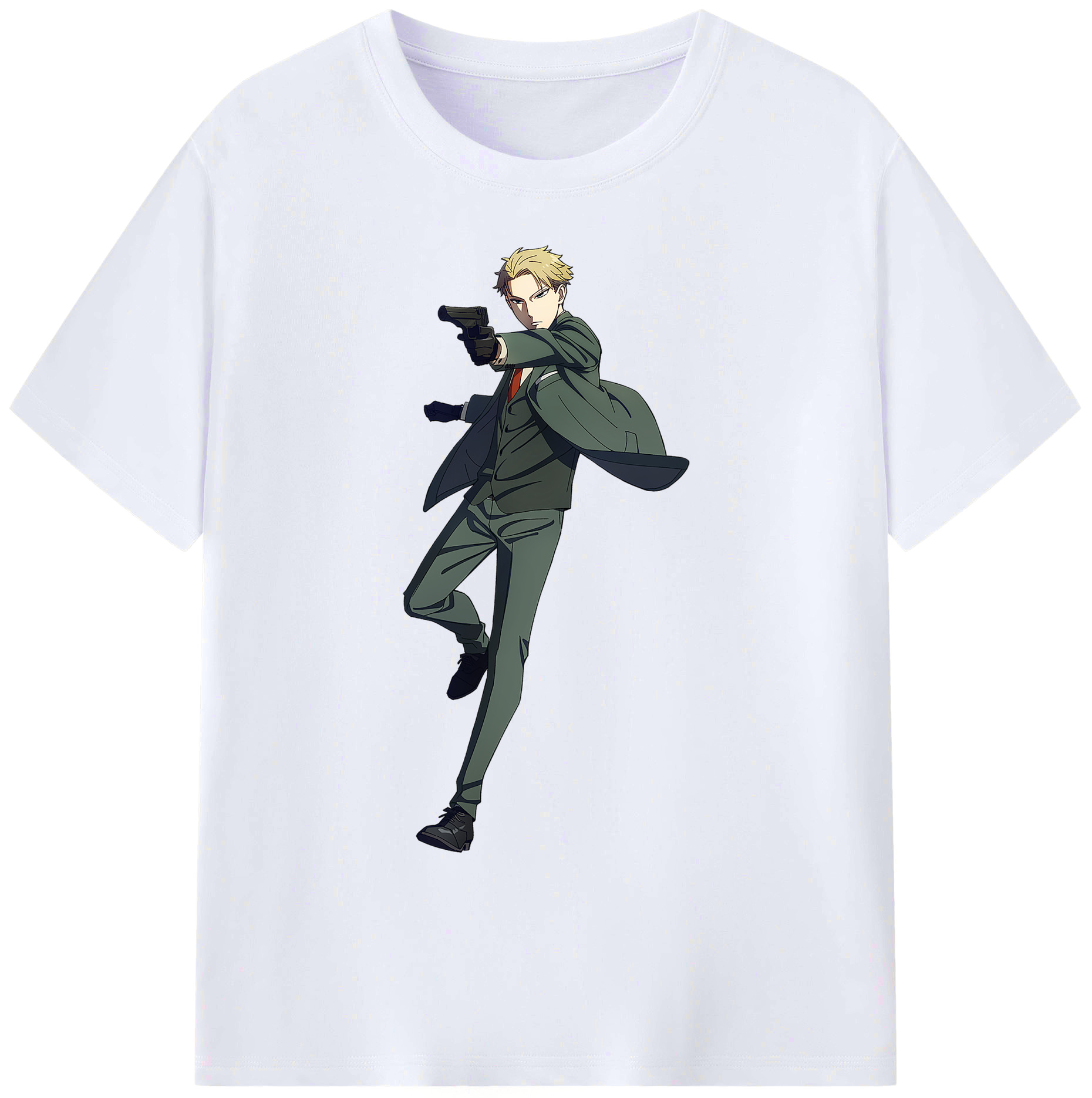 （画像用） SPY×FAMILY间谍家家酒 綿100％ メンズ半袖Tシャツ｜肌触りやわらか＆通気性