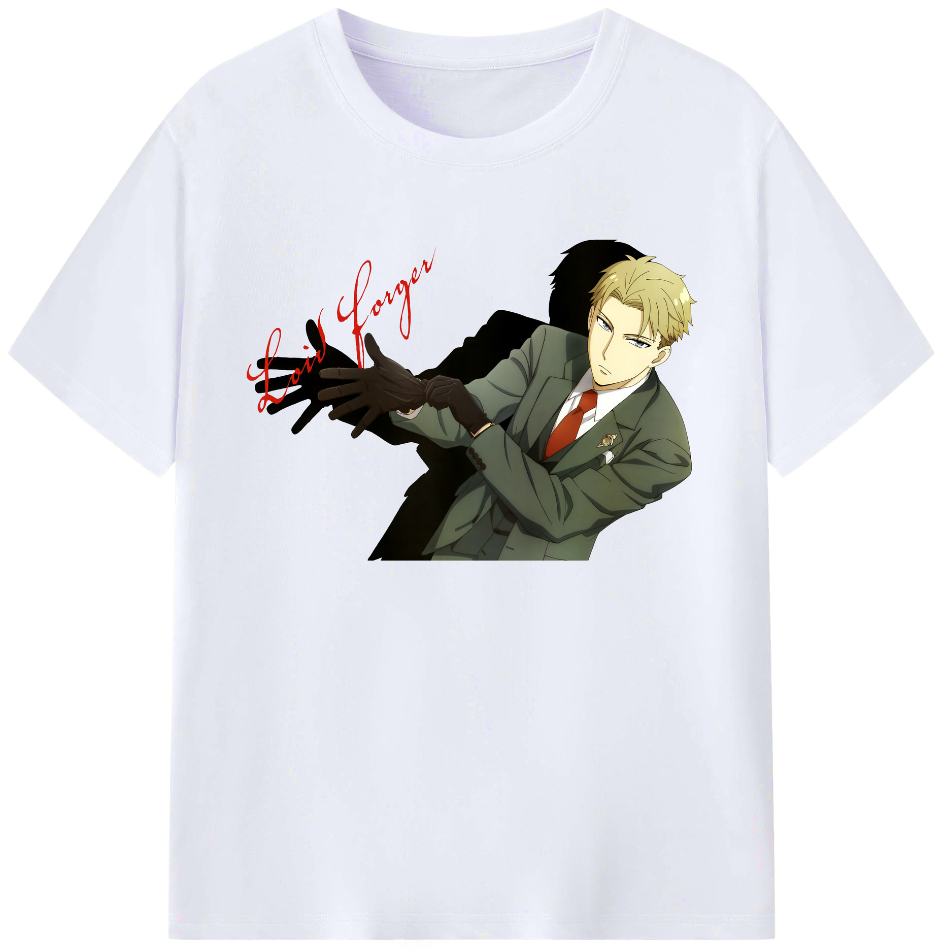 （画像用） SPY×FAMILY间谍家家酒 綿100％ メンズ半袖Tシャツ｜肌触りやわらか＆通気性