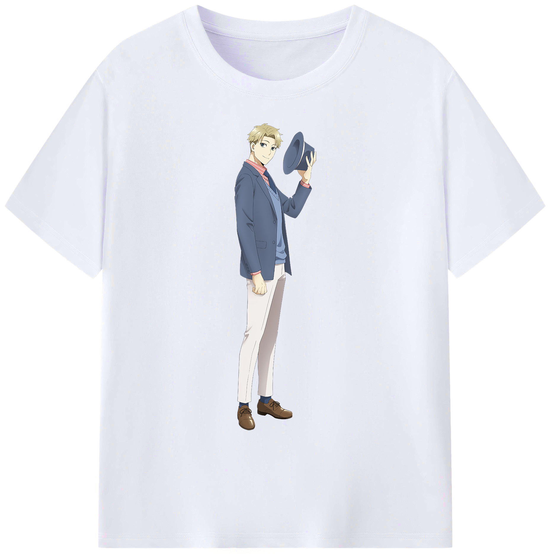 （画像用） SPY×FAMILY间谍家家酒 綿100％ メンズ半袖Tシャツ｜肌触りやわらか＆通気性
