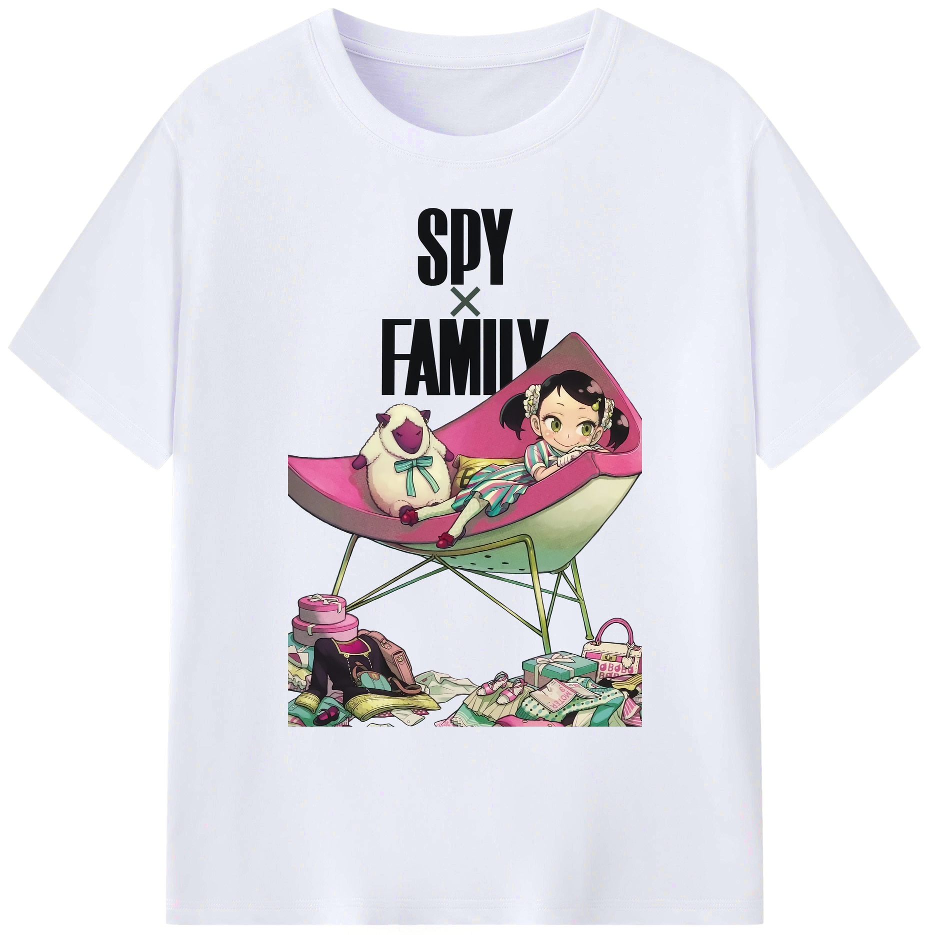 （画像用） SPY×FAMILY间谍家家酒 綿100％ メンズ半袖Tシャツ｜肌触りやわらか＆通気性