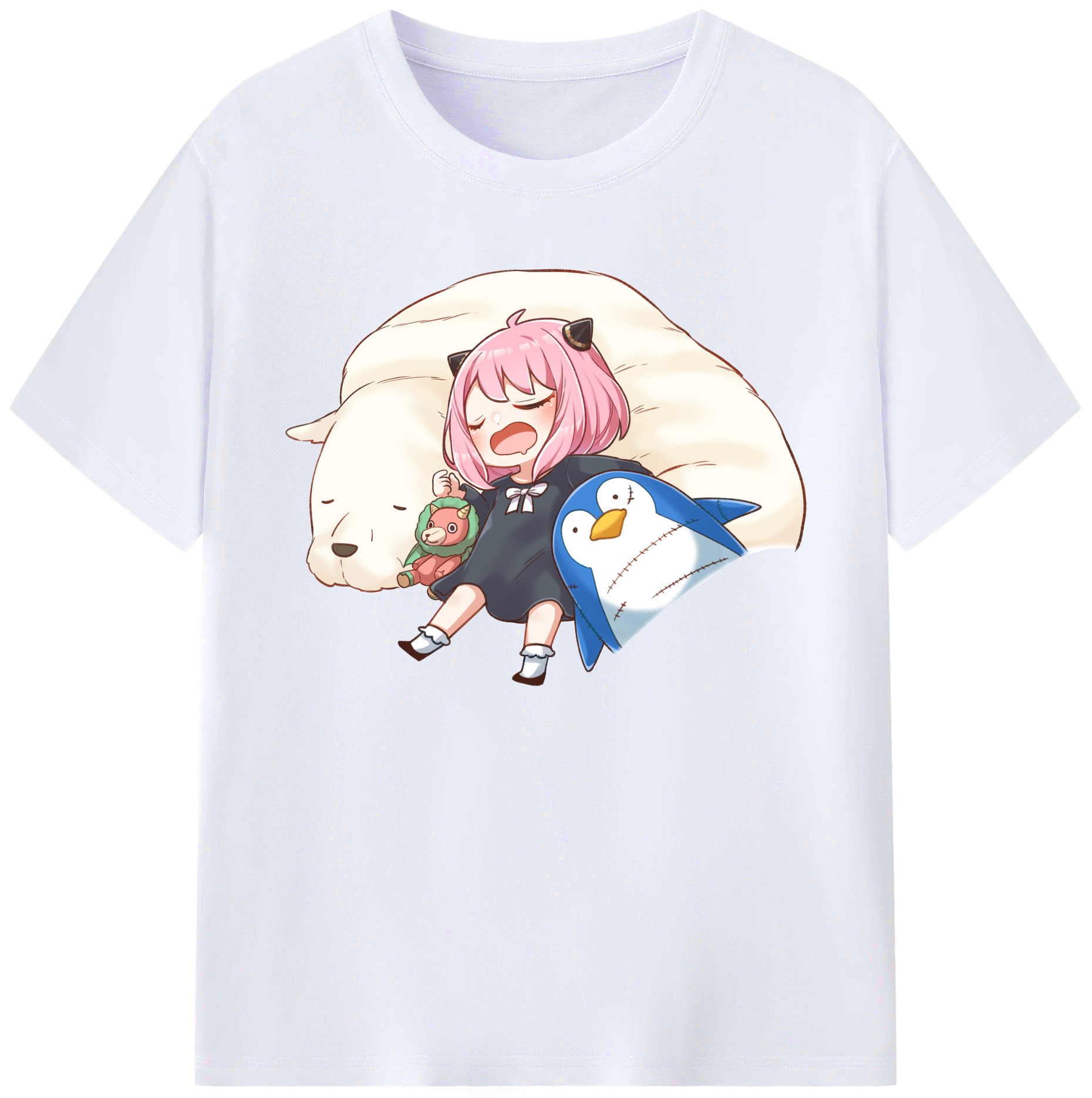 （画像用） SPY×FAMILY间谍家家酒 綿100％ メンズ半袖Tシャツ｜肌触りやわらか＆通気性
