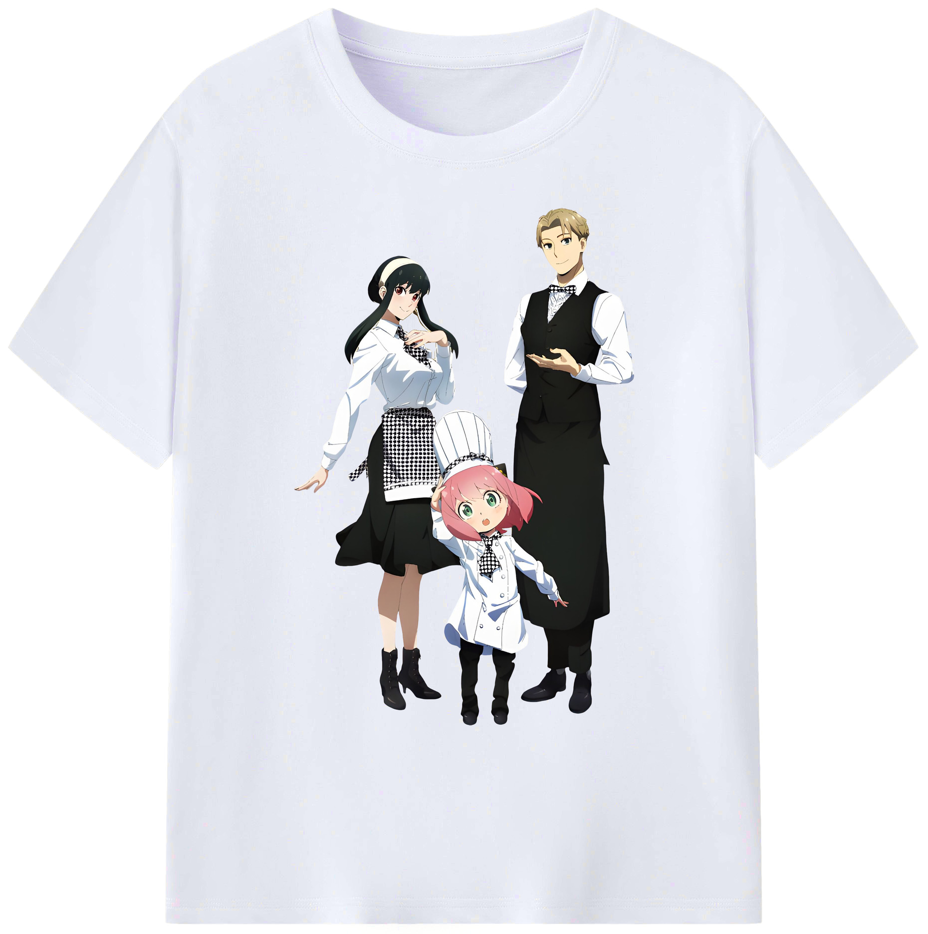 （画像用） SPY×FAMILY间谍家家酒 綿100％ メンズ半袖Tシャツ｜肌触りやわらか＆通気性