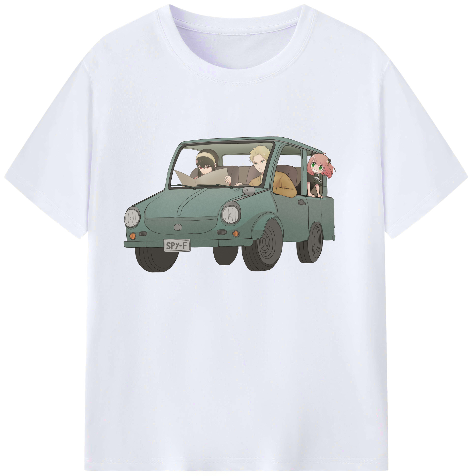 （画像用） SPY×FAMILY间谍家家酒 綿100％ メンズ半袖Tシャツ｜肌触りやわらか＆通気性