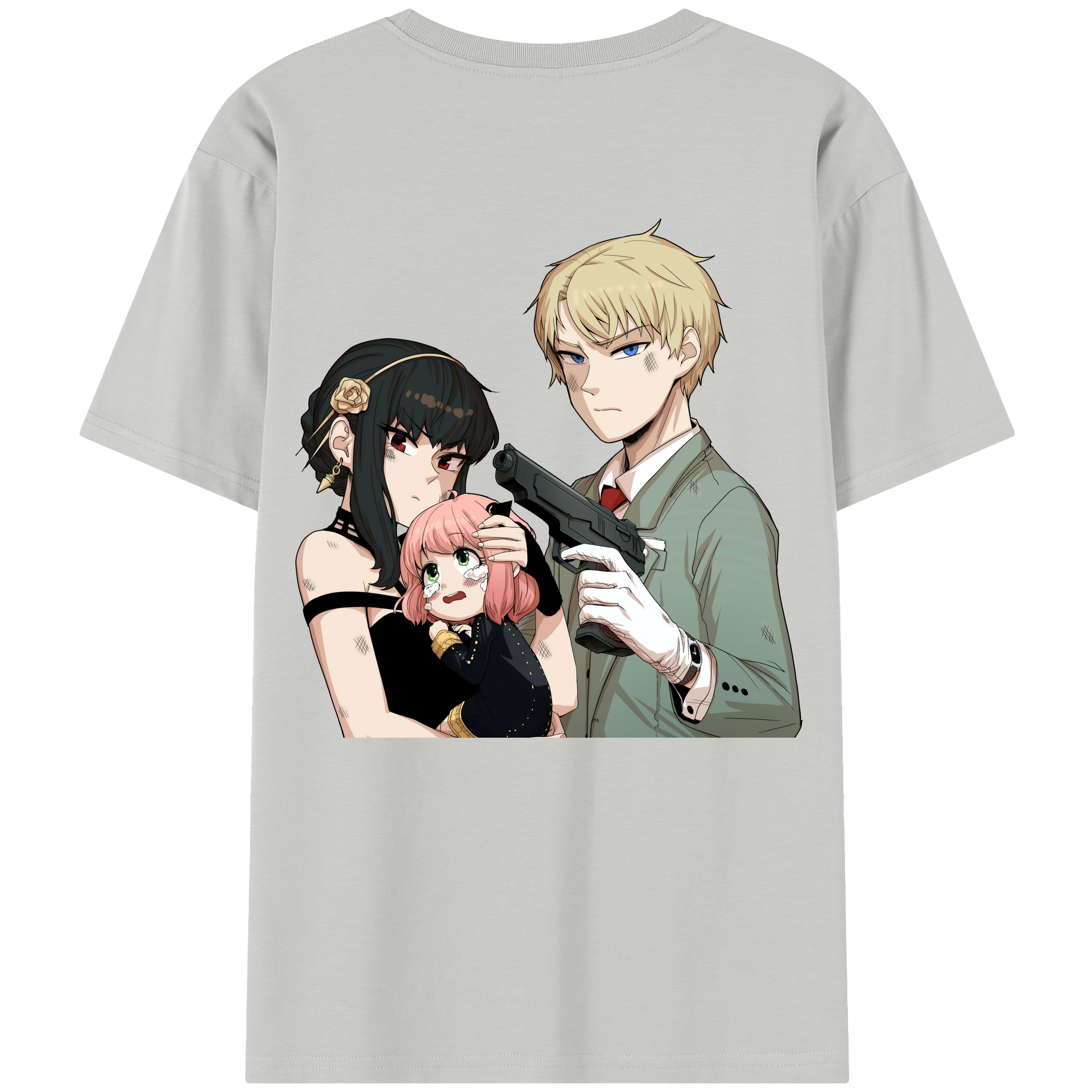 （画像用） SPY×FAMILY间谍家家酒 レディース半袖Tシャツ(バックプリント)