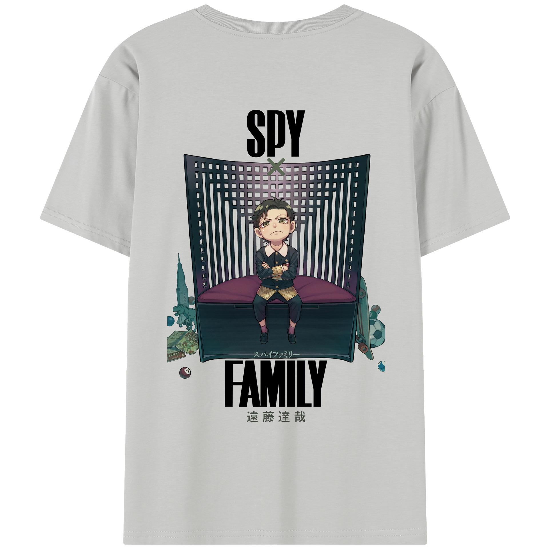 （画像用） SPY×FAMILY间谍家家酒 レディース半袖Tシャツ(バックプリント)