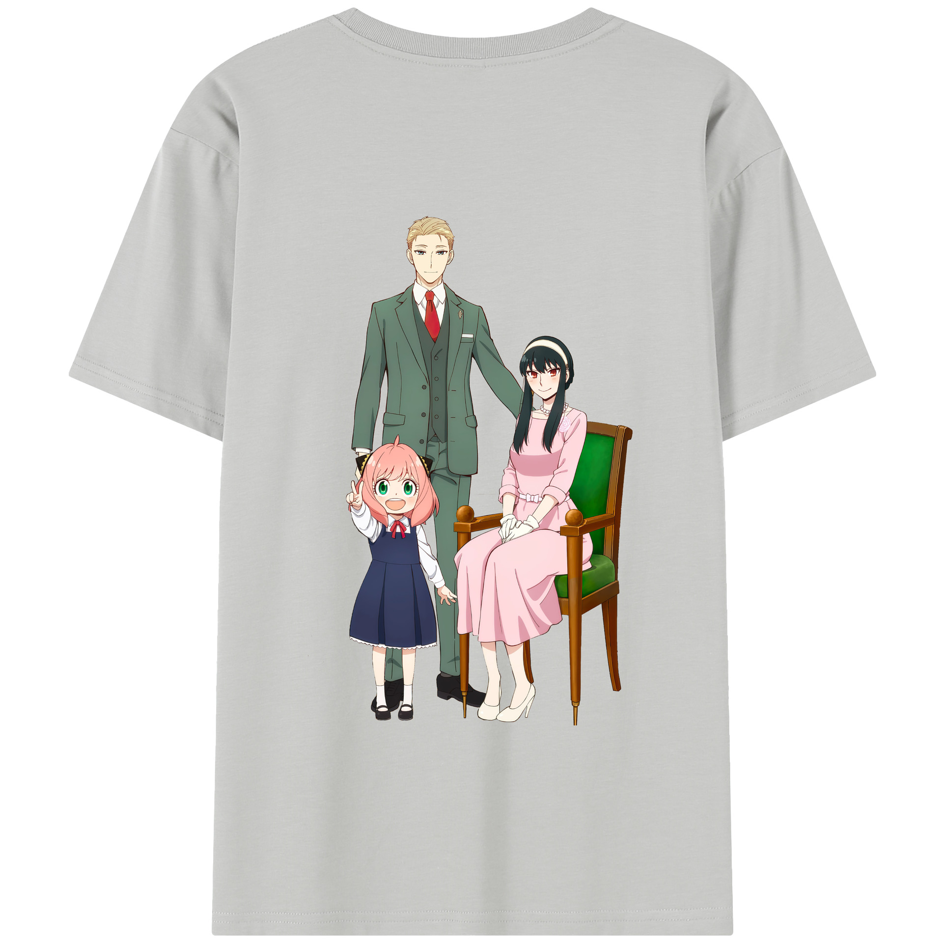 （画像用） SPY×FAMILY间谍家家酒 レディース半袖Tシャツ(バックプリント)