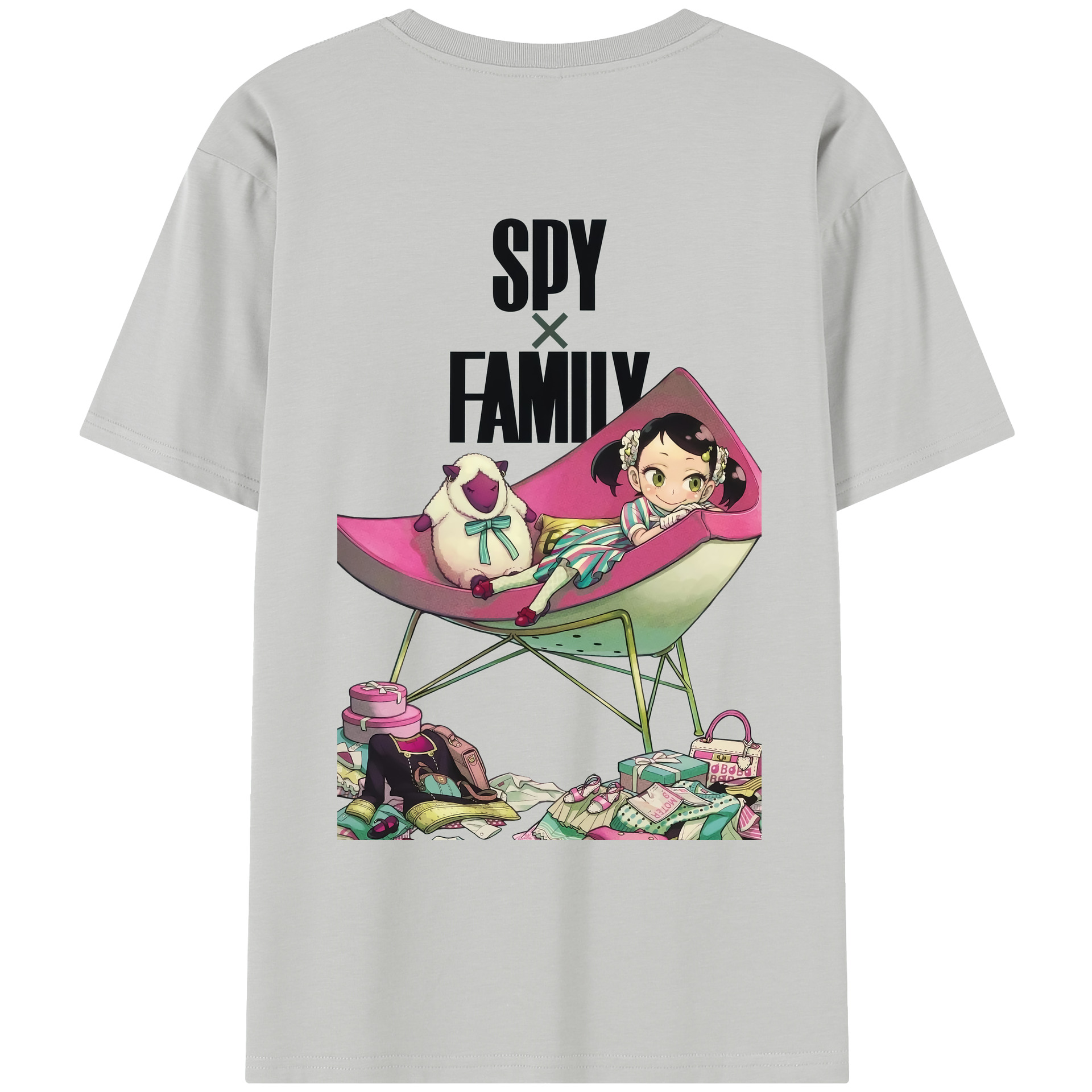 （画像用） SPY×FAMILY间谍家家酒 レディース半袖Tシャツ(バックプリント)