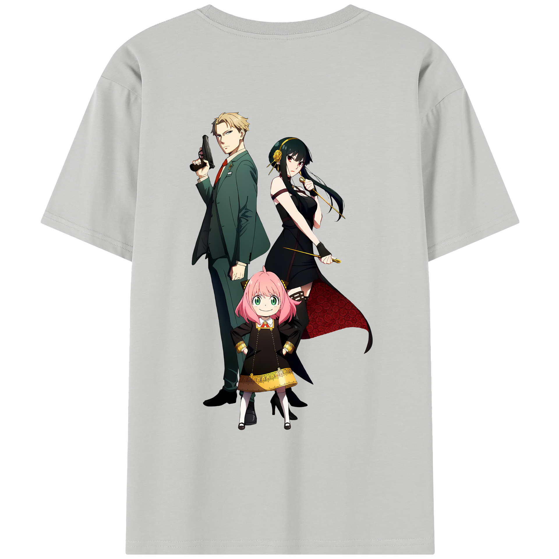 （画像用） SPY×FAMILY间谍家家酒 レディース半袖Tシャツ(バックプリント)