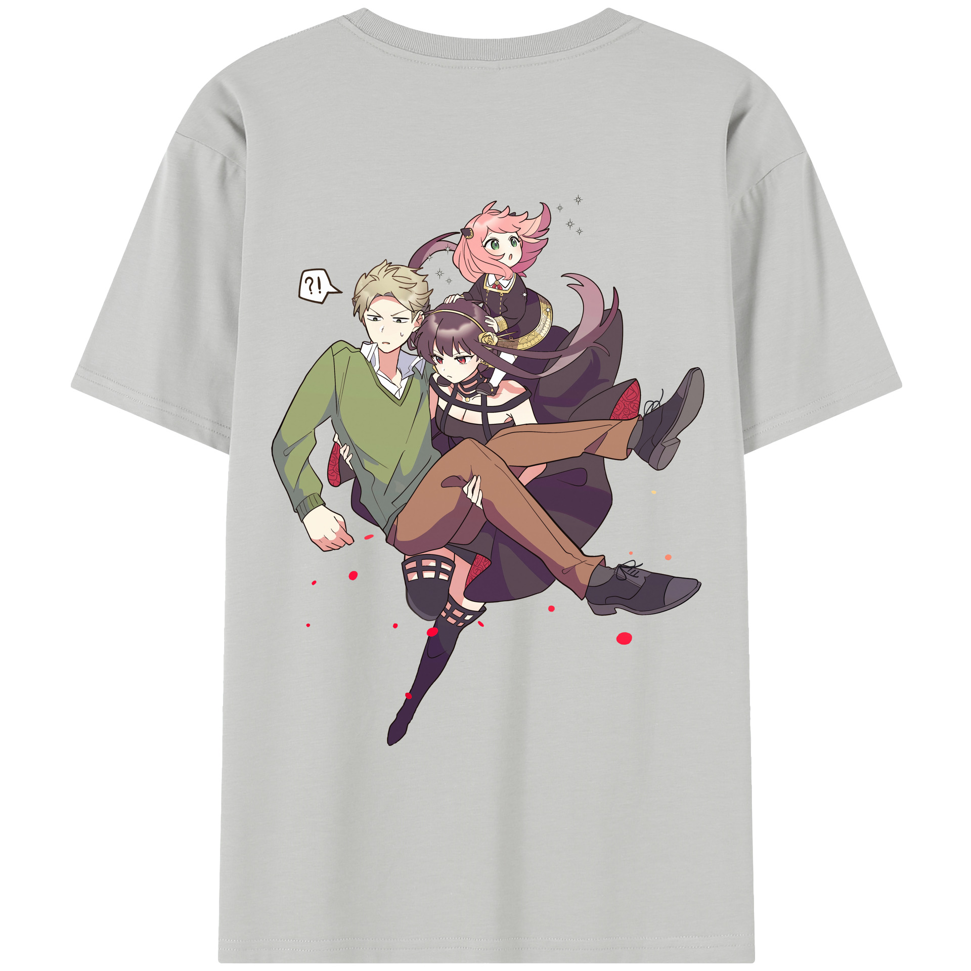 （画像用） SPY×FAMILY间谍家家酒 レディース半袖Tシャツ(バックプリント)