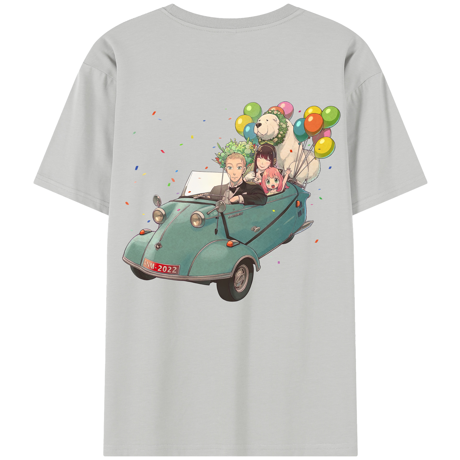 （画像用） SPY×FAMILY间谍家家酒 レディース半袖Tシャツ(バックプリント)