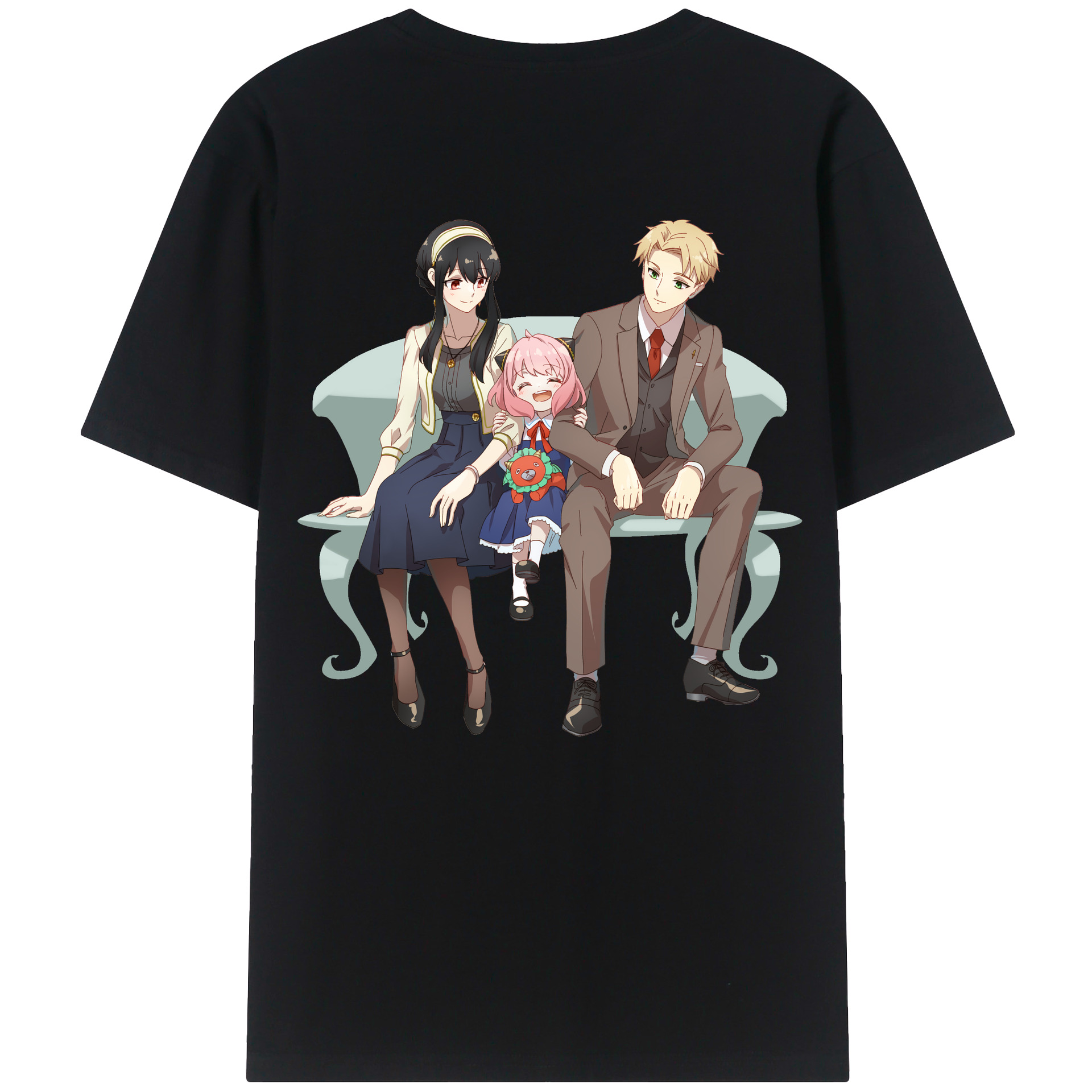 （画像用） SPY×FAMILY间谍家家酒 レディース半袖Tシャツ(バックプリント)