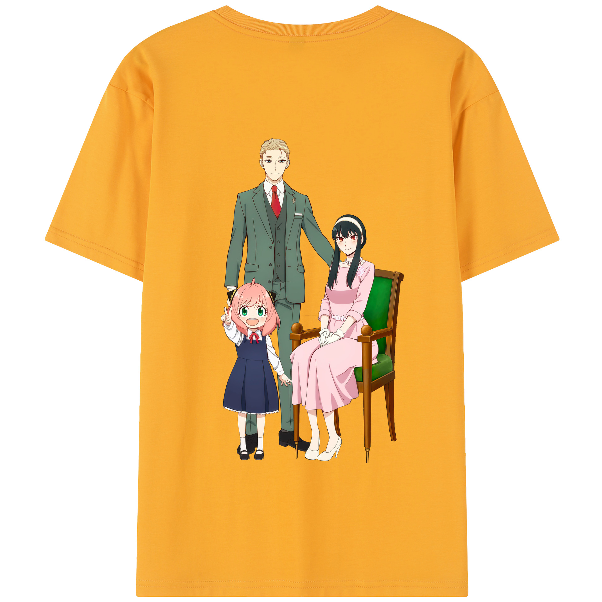 （画像用） SPY×FAMILY间谍家家酒 レディース半袖Tシャツ(バックプリント)