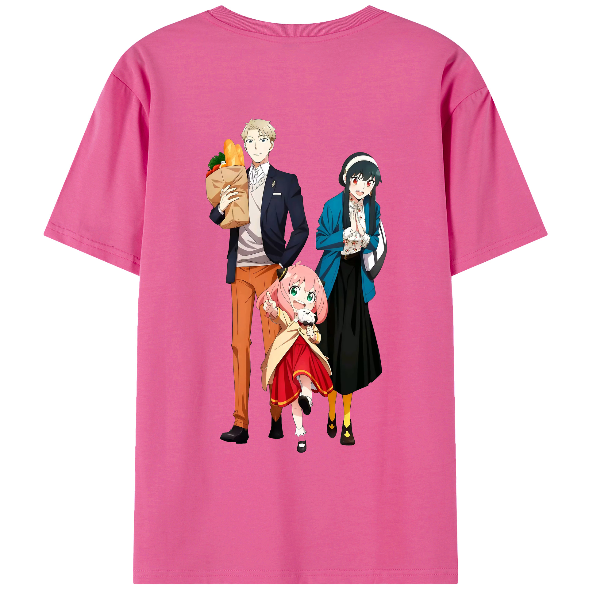 （画像用） SPY×FAMILY间谍家家酒 レディース半袖Tシャツ(バックプリント)