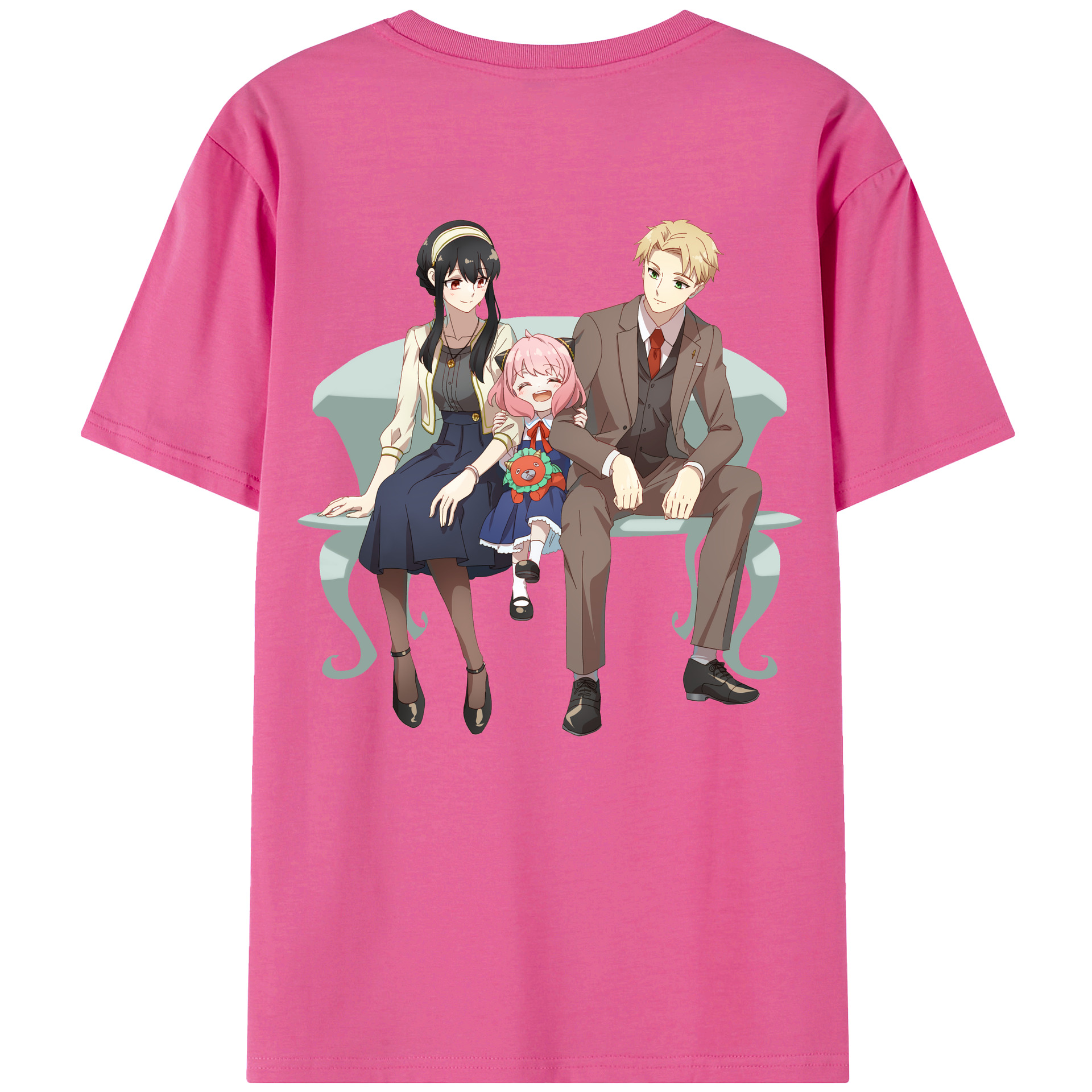 （画像用） SPY×FAMILY间谍家家酒 レディース半袖Tシャツ(バックプリント)