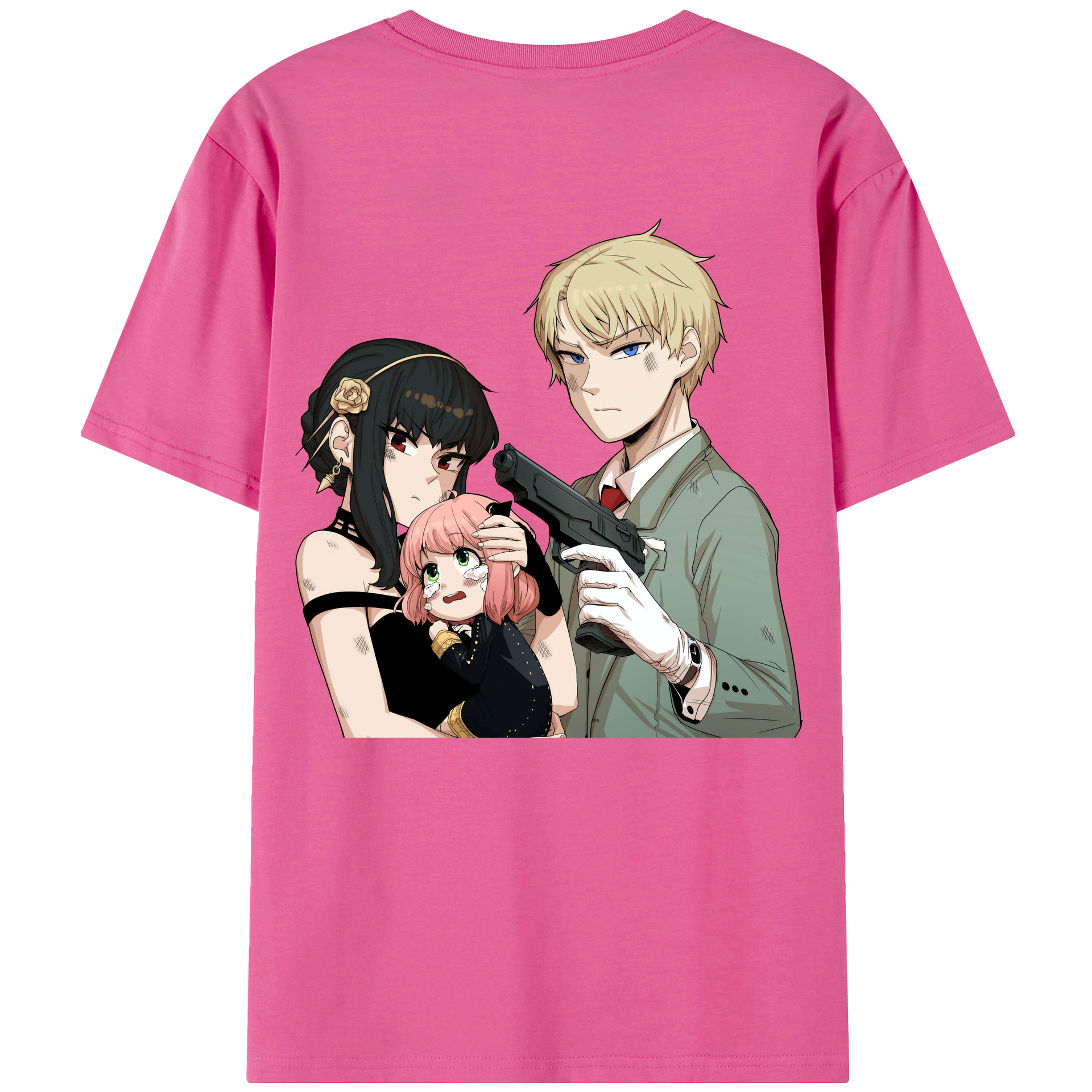 （画像用） SPY×FAMILY间谍家家酒 レディース半袖Tシャツ(バックプリント)