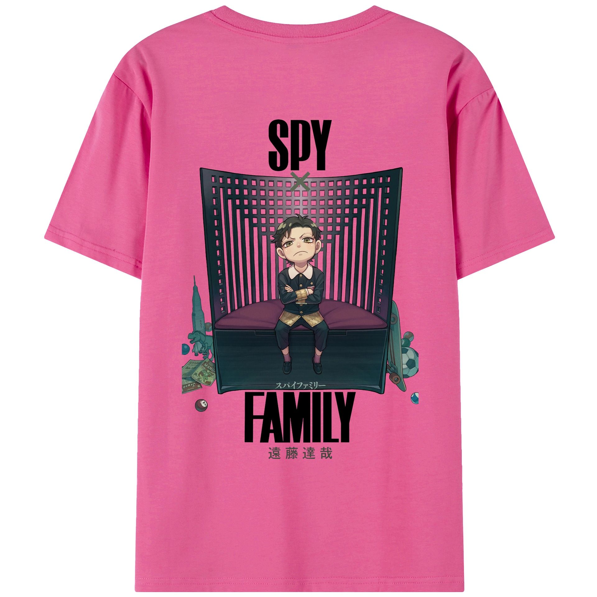 （画像用） SPY×FAMILY间谍家家酒 レディース半袖Tシャツ(バックプリント)