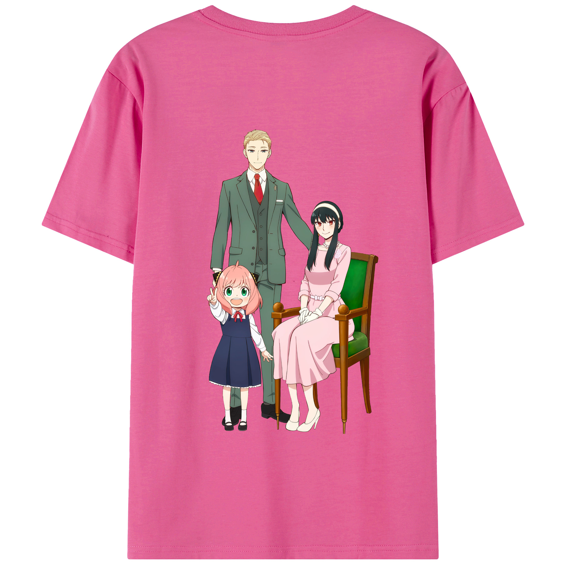 （画像用） SPY×FAMILY间谍家家酒 レディース半袖Tシャツ(バックプリント)