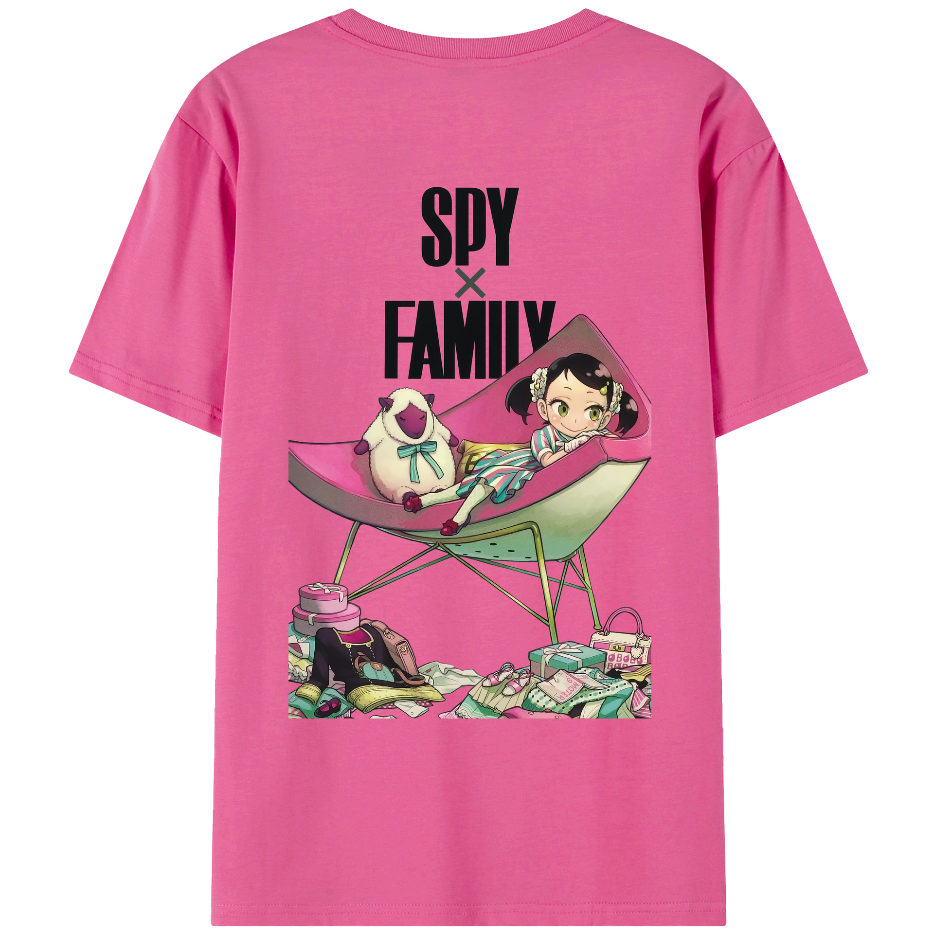（画像用） SPY×FAMILY间谍家家酒 レディース半袖Tシャツ(バックプリント)