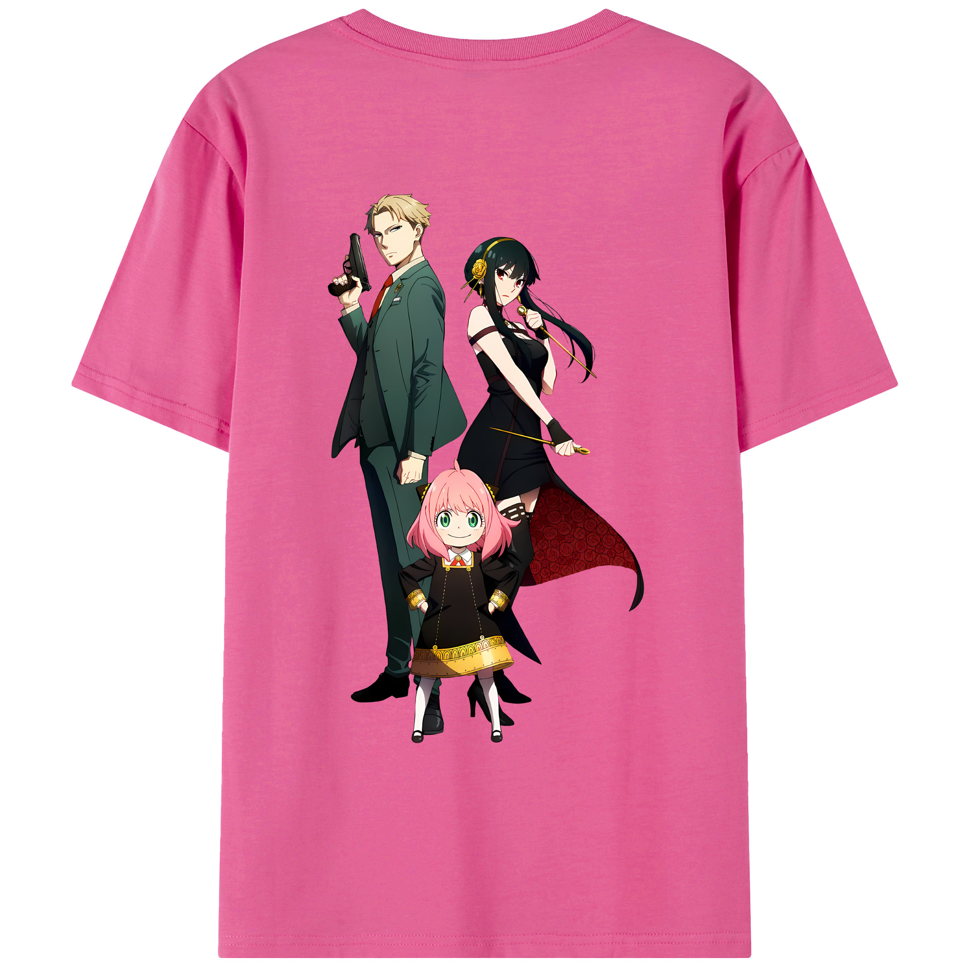 （画像用） SPY×FAMILY间谍家家酒 レディース半袖Tシャツ(バックプリント)