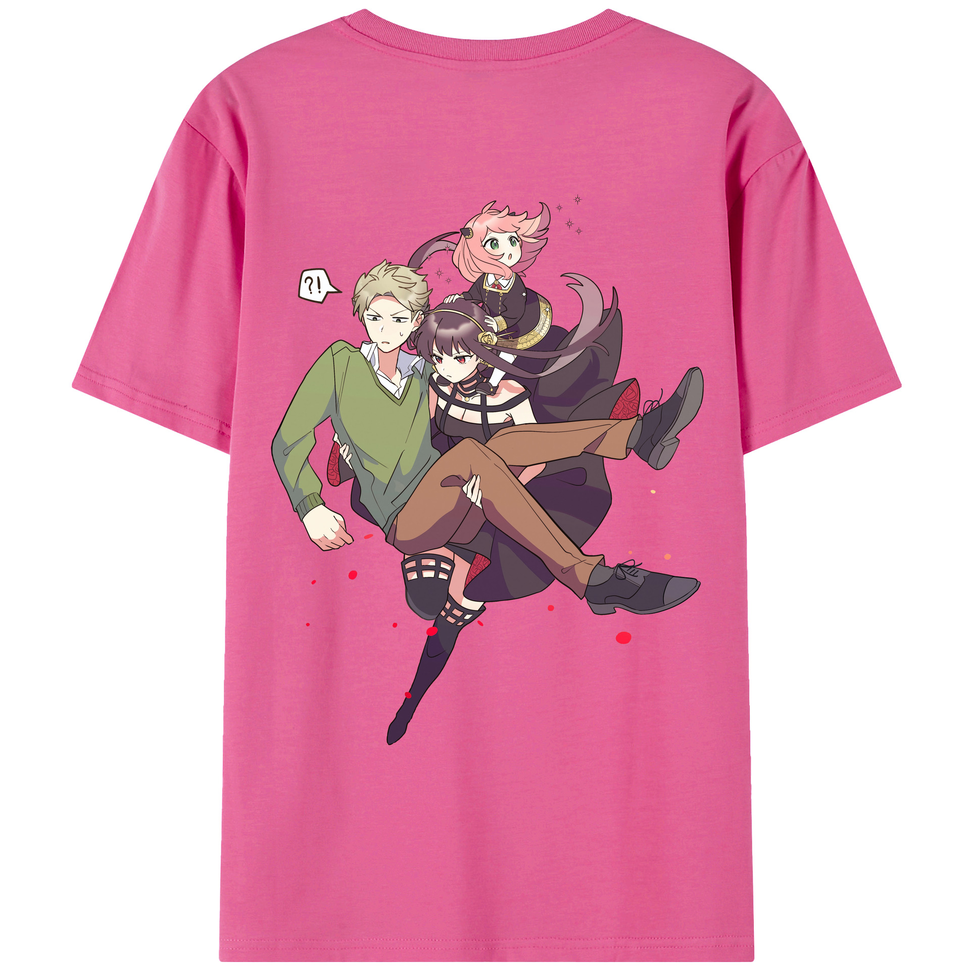 （画像用） SPY×FAMILY间谍家家酒 レディース半袖Tシャツ(バックプリント)