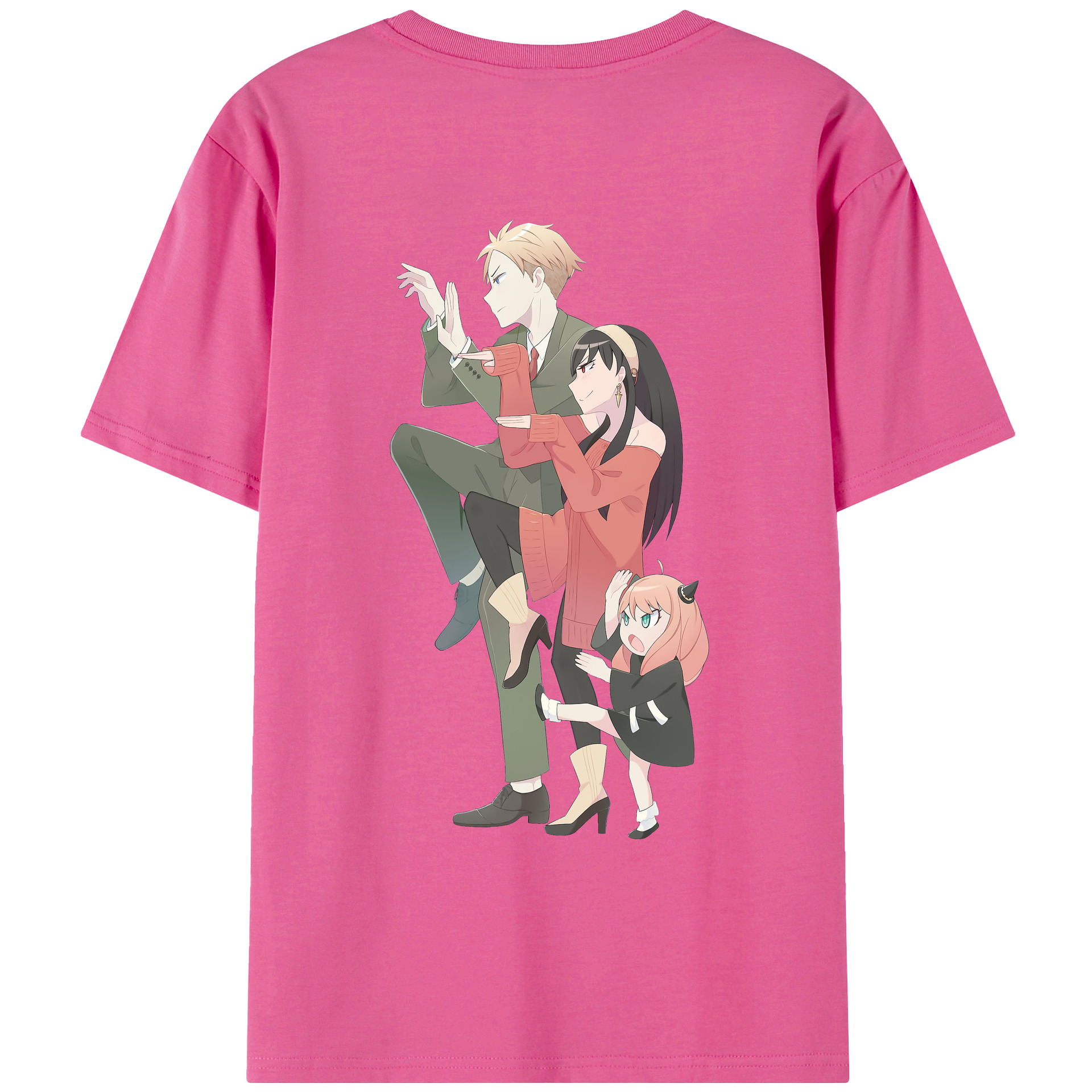 （画像用） SPY×FAMILY间谍家家酒 レディース半袖Tシャツ(バックプリント)