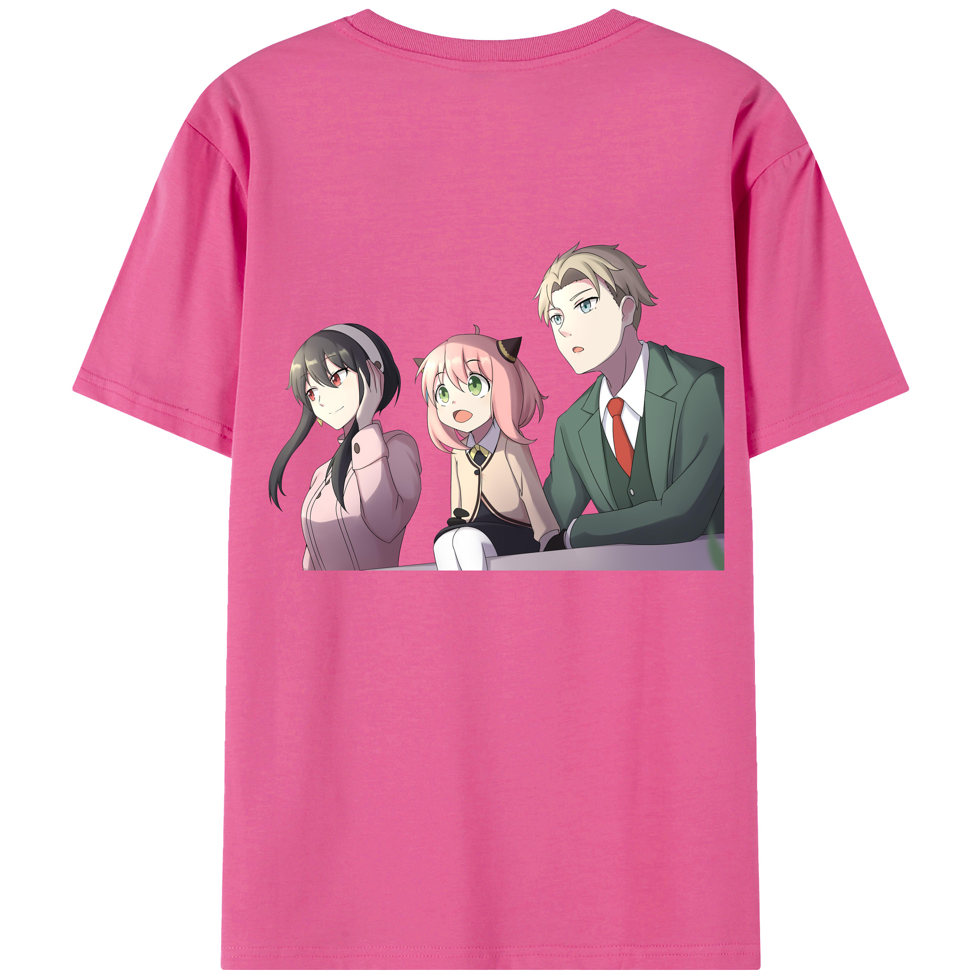 （画像用） SPY×FAMILY间谍家家酒 レディース半袖Tシャツ(バックプリント)