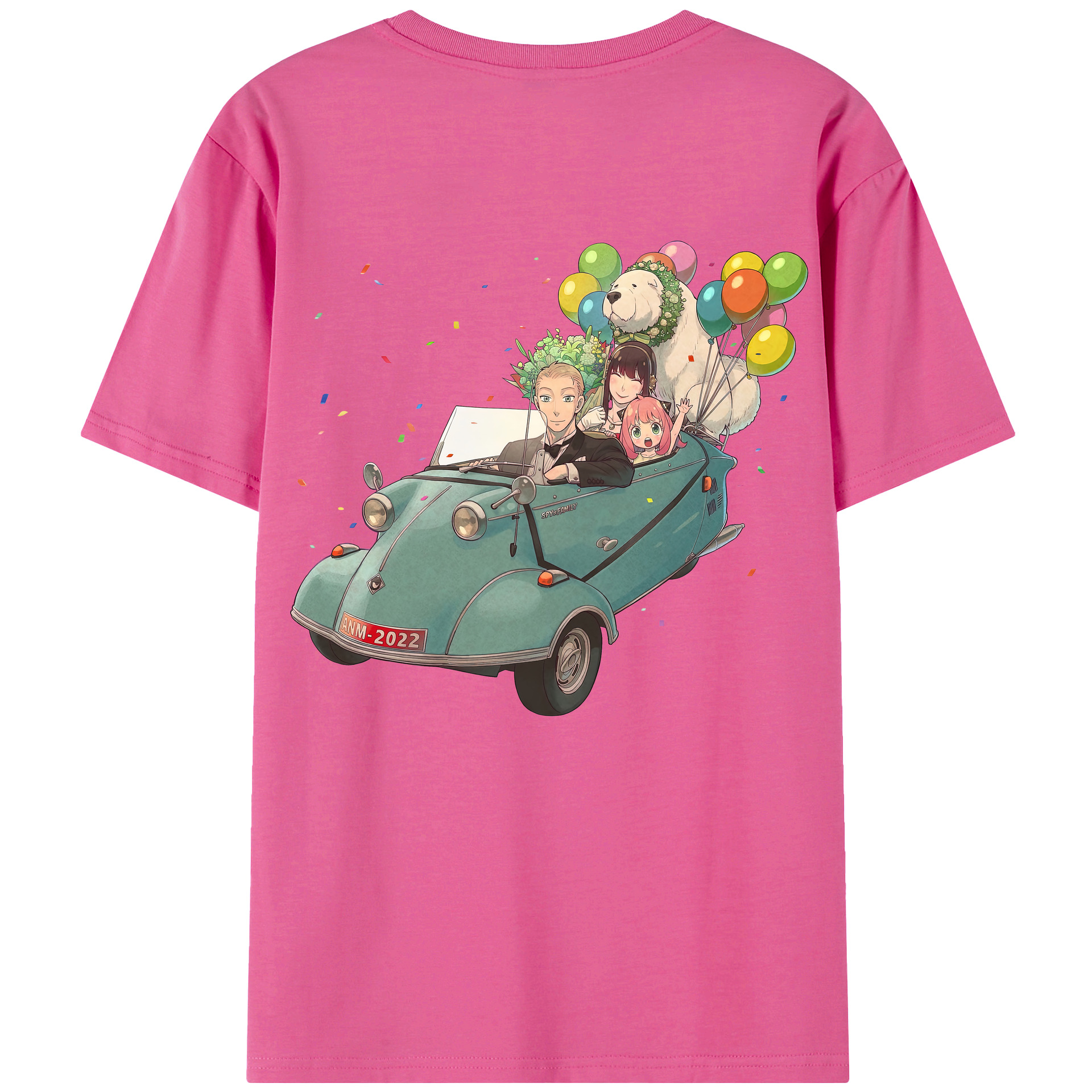 （画像用） SPY×FAMILY间谍家家酒 レディース半袖Tシャツ(バックプリント)