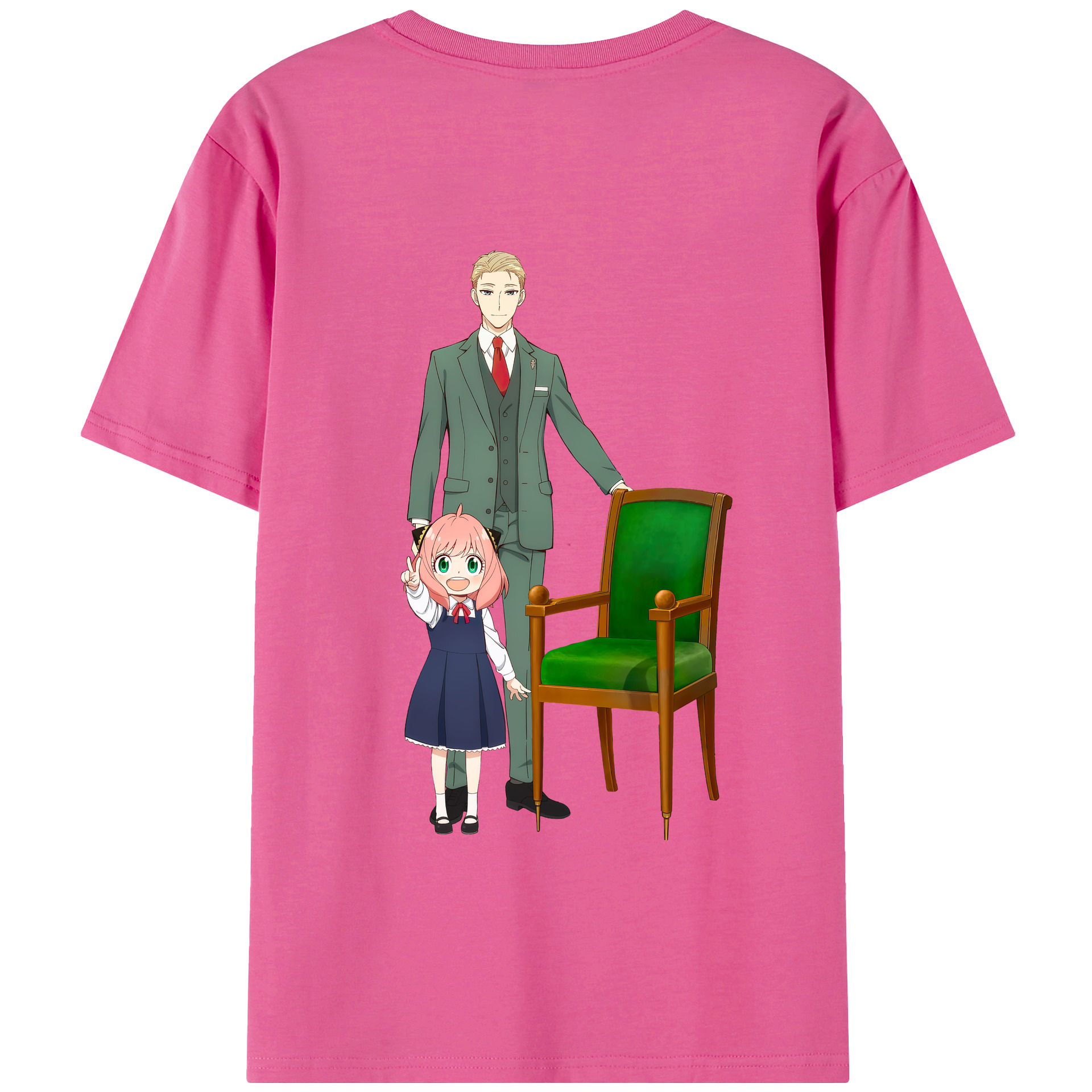 （画像用） SPY×FAMILY间谍家家酒 レディース半袖Tシャツ(バックプリント)